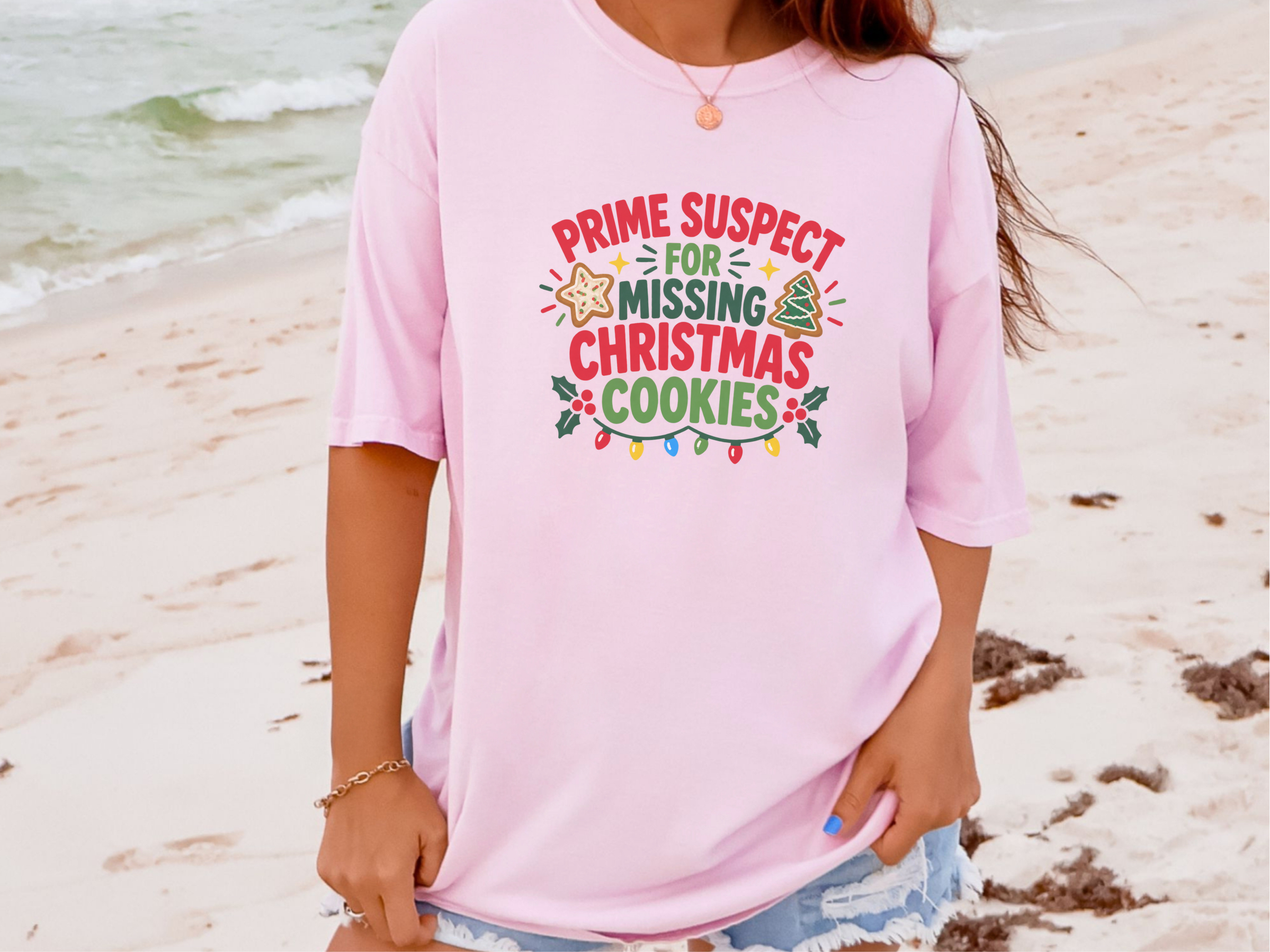 Prime Suspect Missing Christmas Cookies funny shirt - photo 6