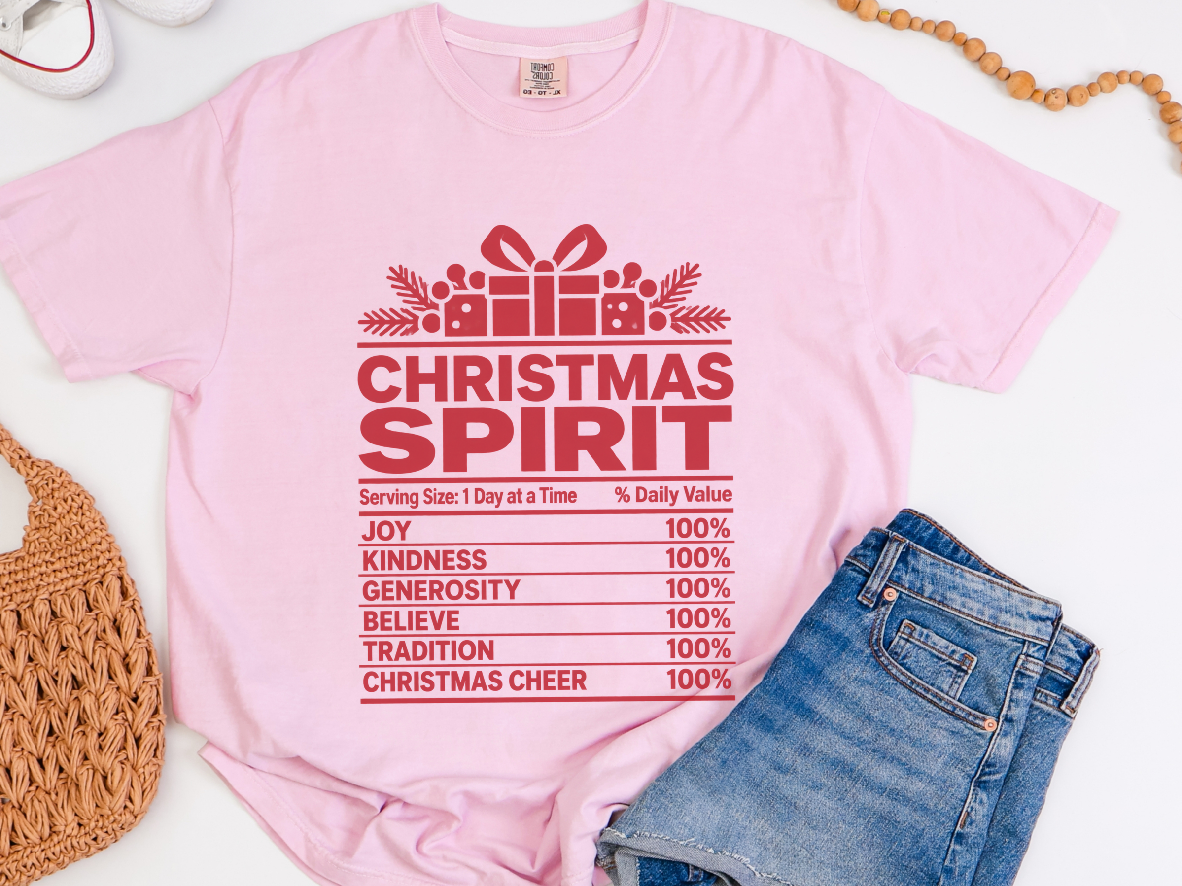 Christmas Spirit Nutrition Label3 funny shirt - photo 6