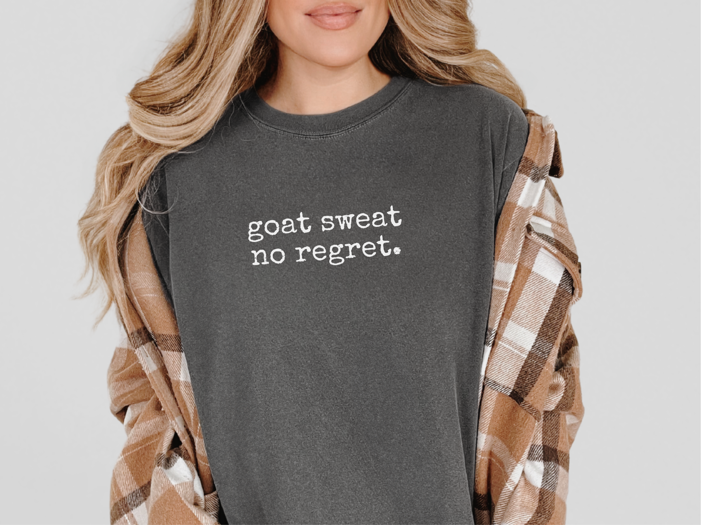 Goat Sweat No Regret funny shirt - photo 6