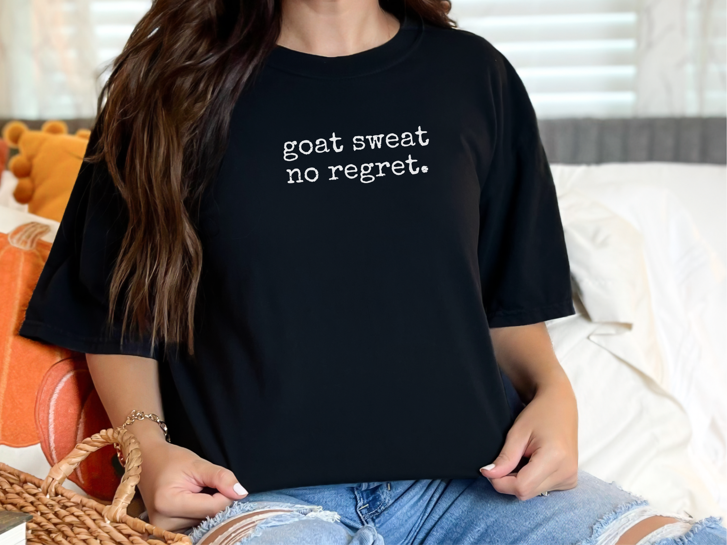 Goat Sweat No Regret funny shirt - photo 5