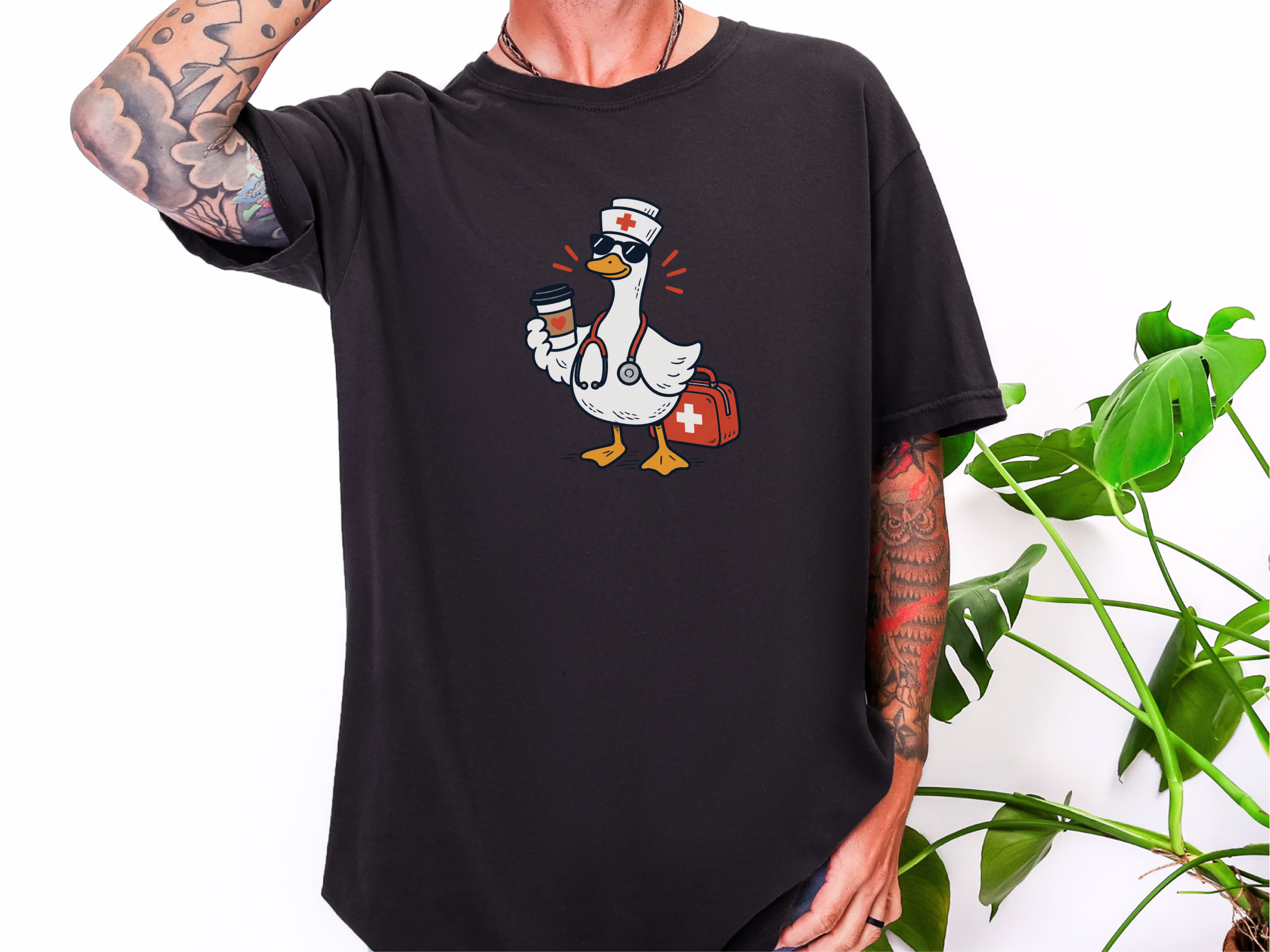 Cool Nurse Duck Coffee Cup funny shirt - photo 3