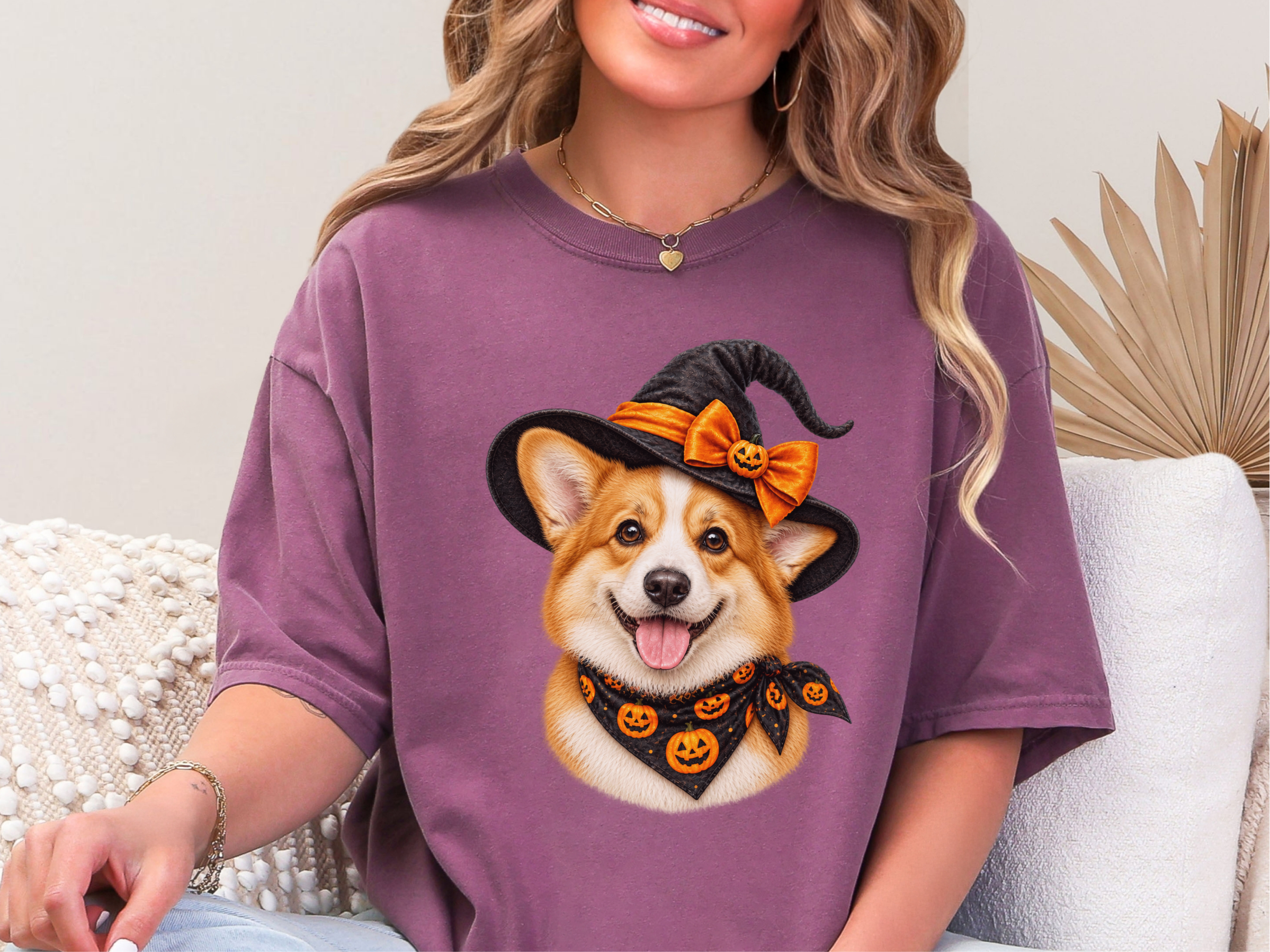 Halloween Corgi Witch Hat - photo 7