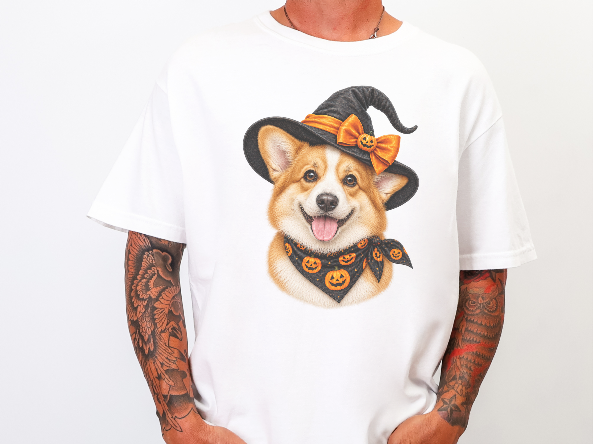 Halloween Corgi Witch Hat - photo 3