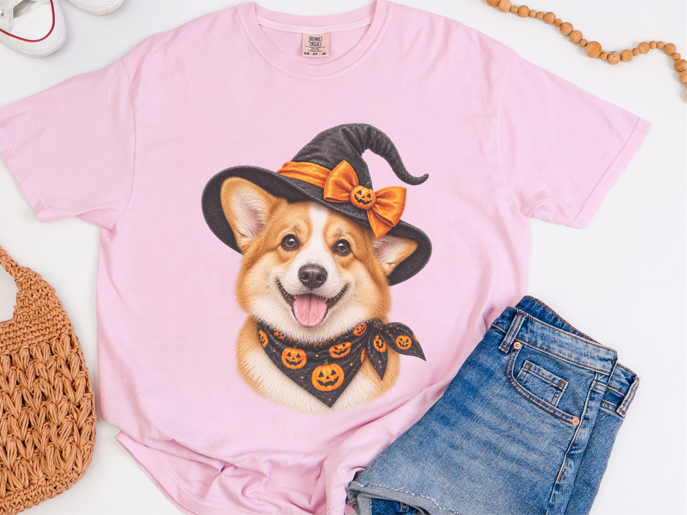 Halloween Corgi Witch Hat - photo 6