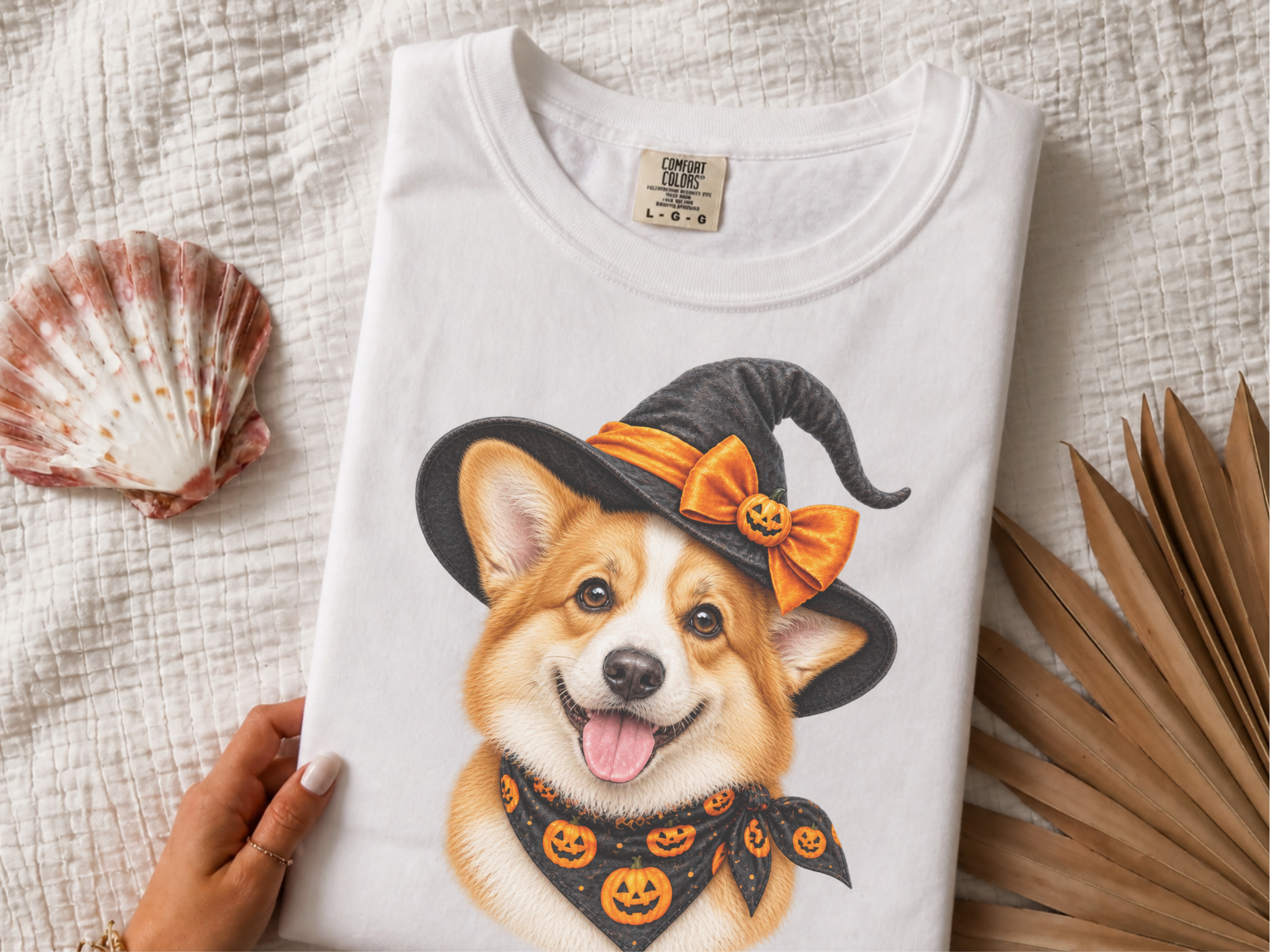 Halloween Corgi Witch Hat - photo 1
