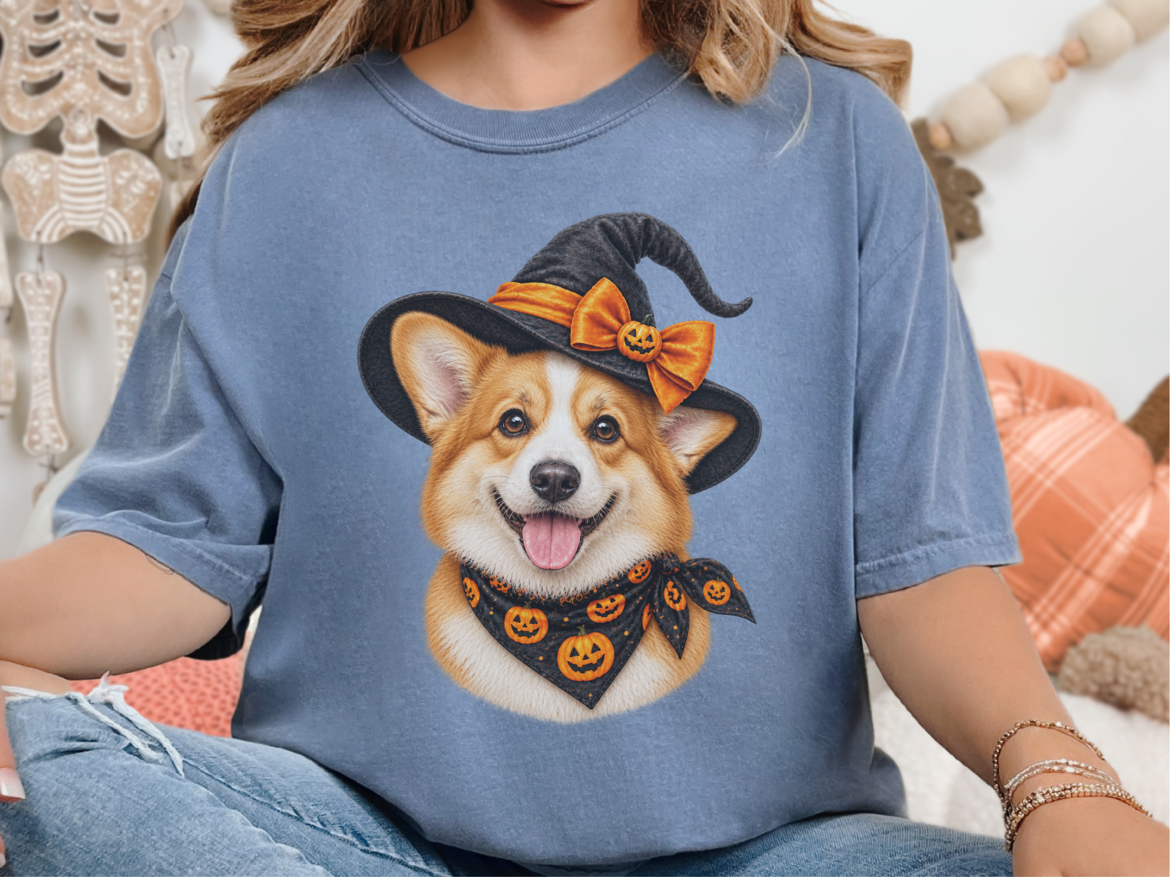 Halloween Corgi Witch Hat - photo 8