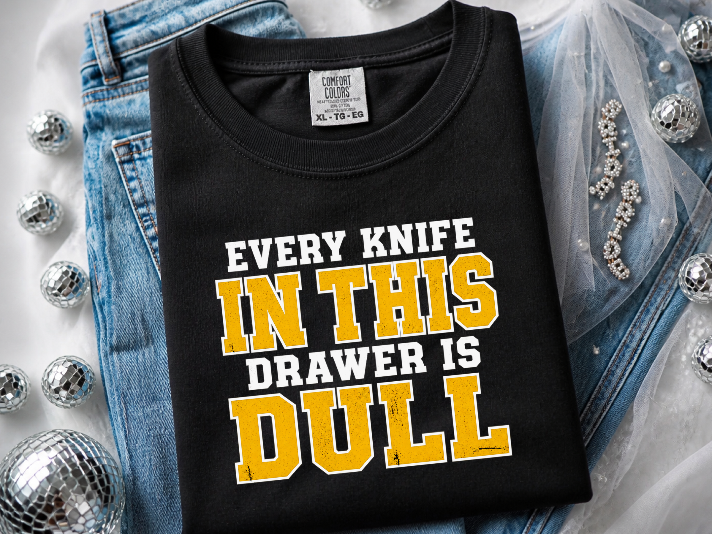 Every Knife In Drawer Typography