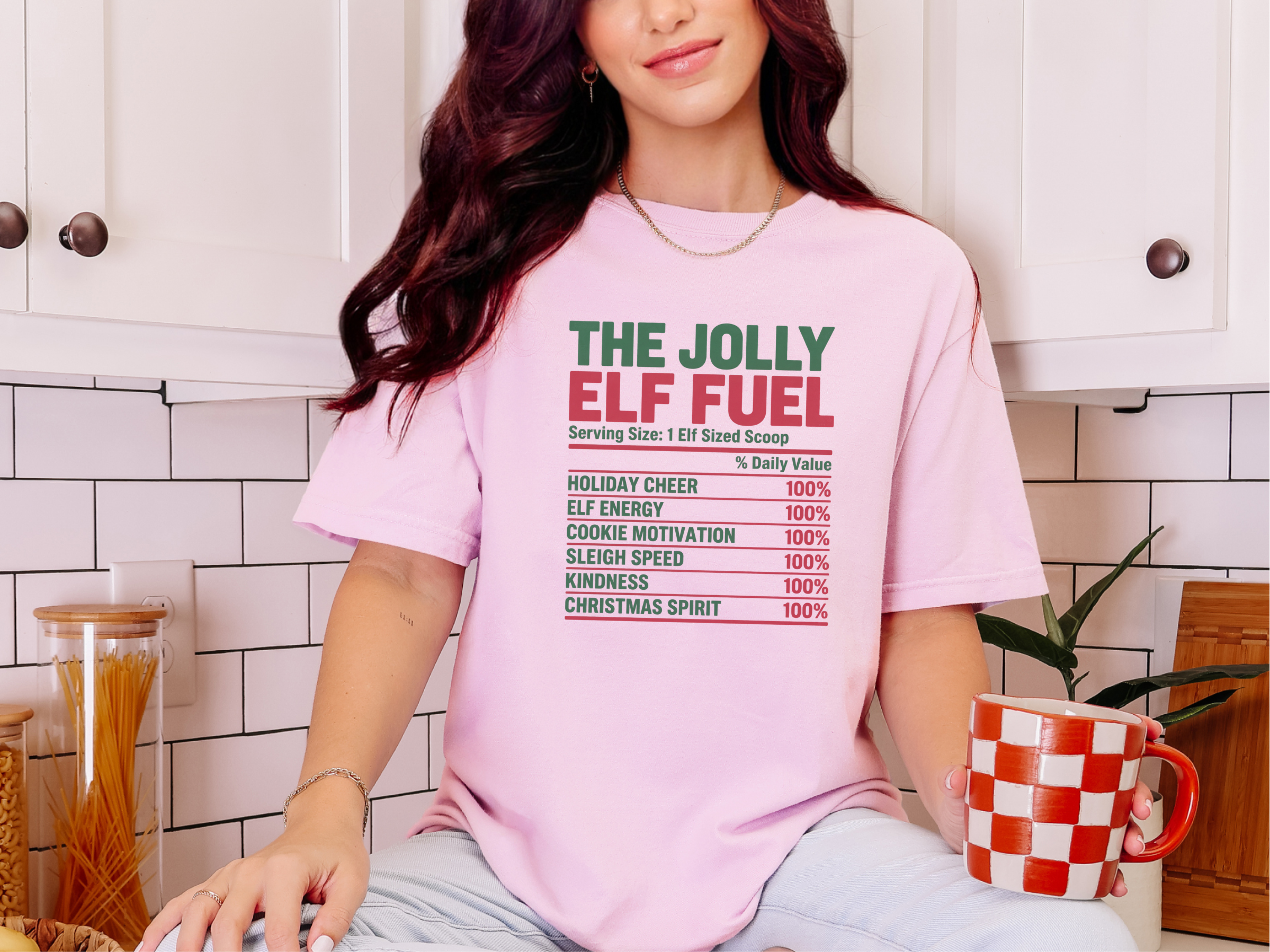Jolly Elf Fuel Nutrition Label2 funny shirt - photo 5