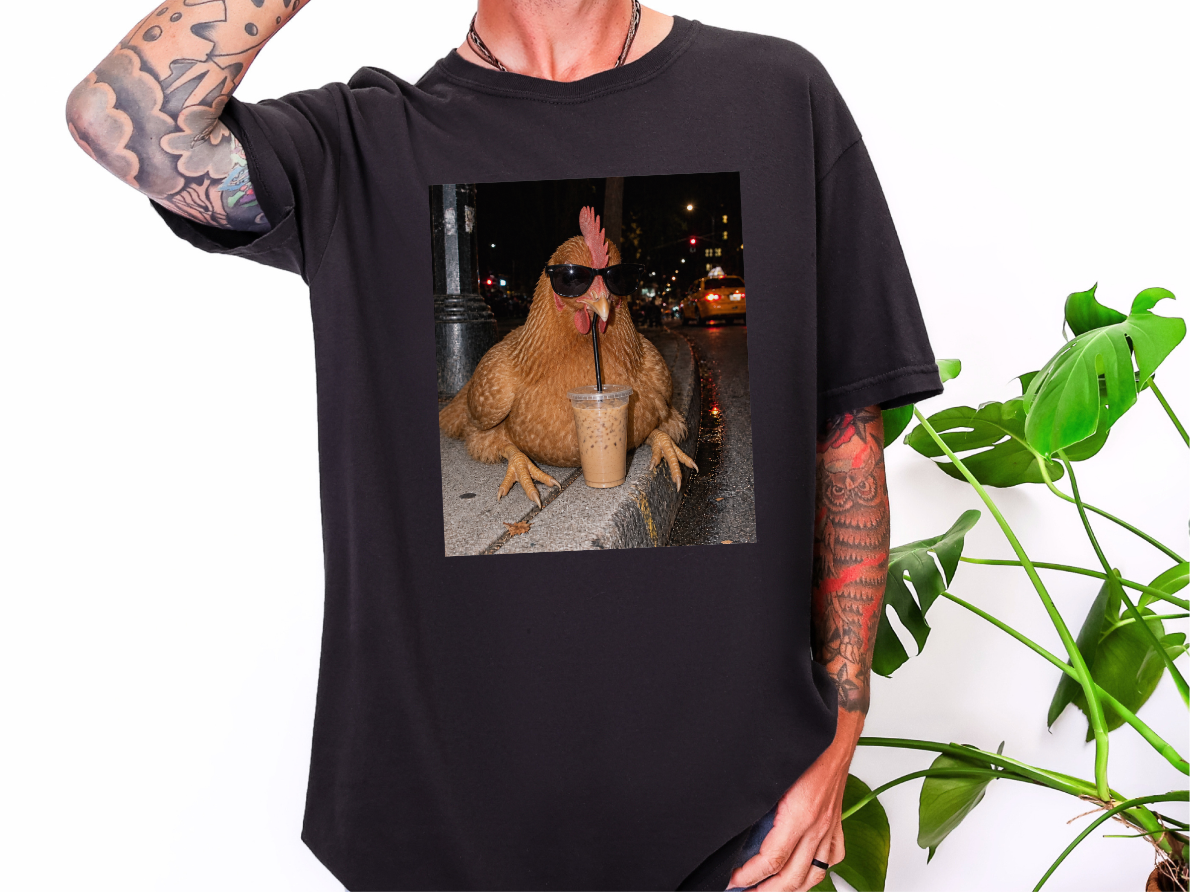 Cool Chicken Iced Coffee funny shirt - photo 2
