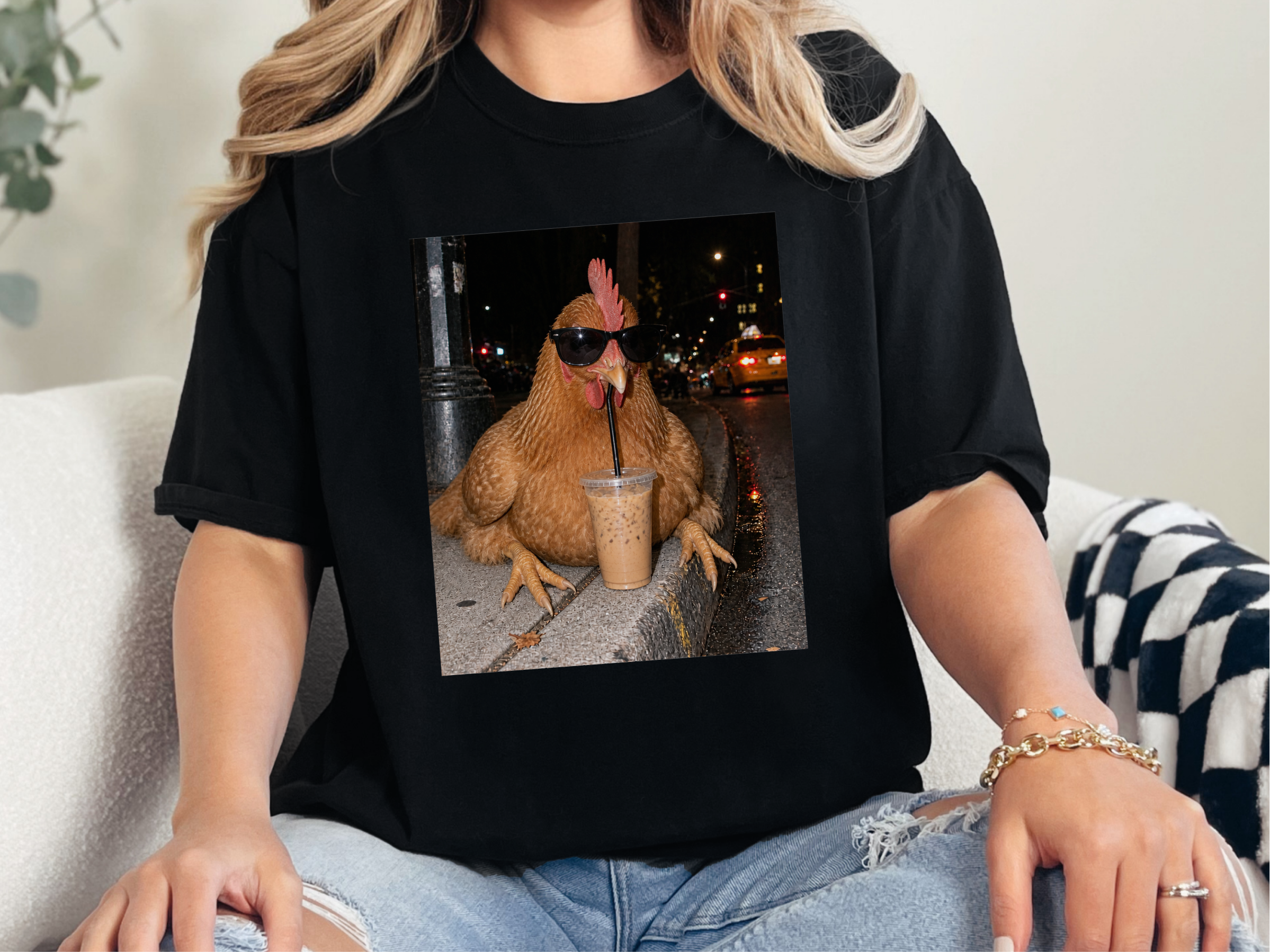 Cool Chicken Iced Coffee funny shirt - photo 1