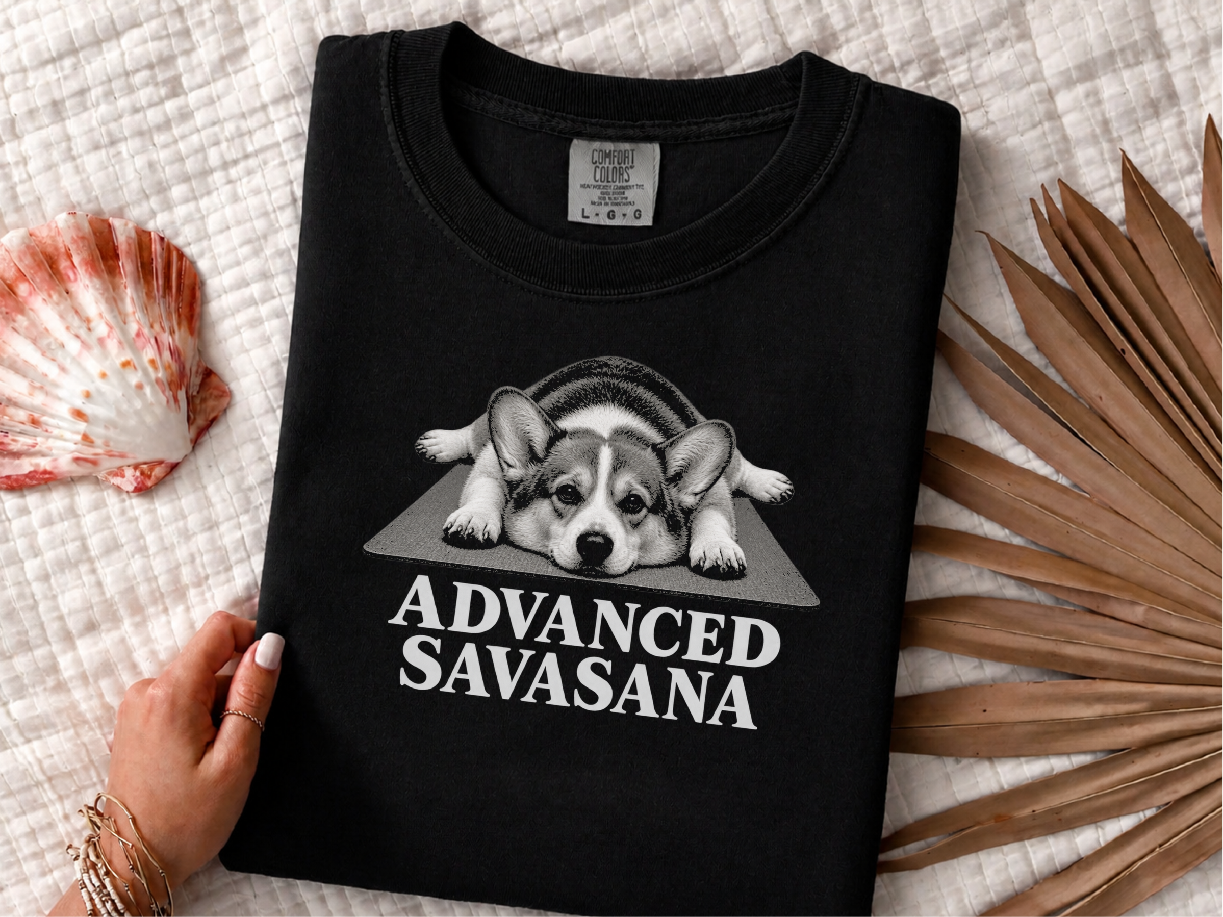 Corgi Advanced Savasana Yoga