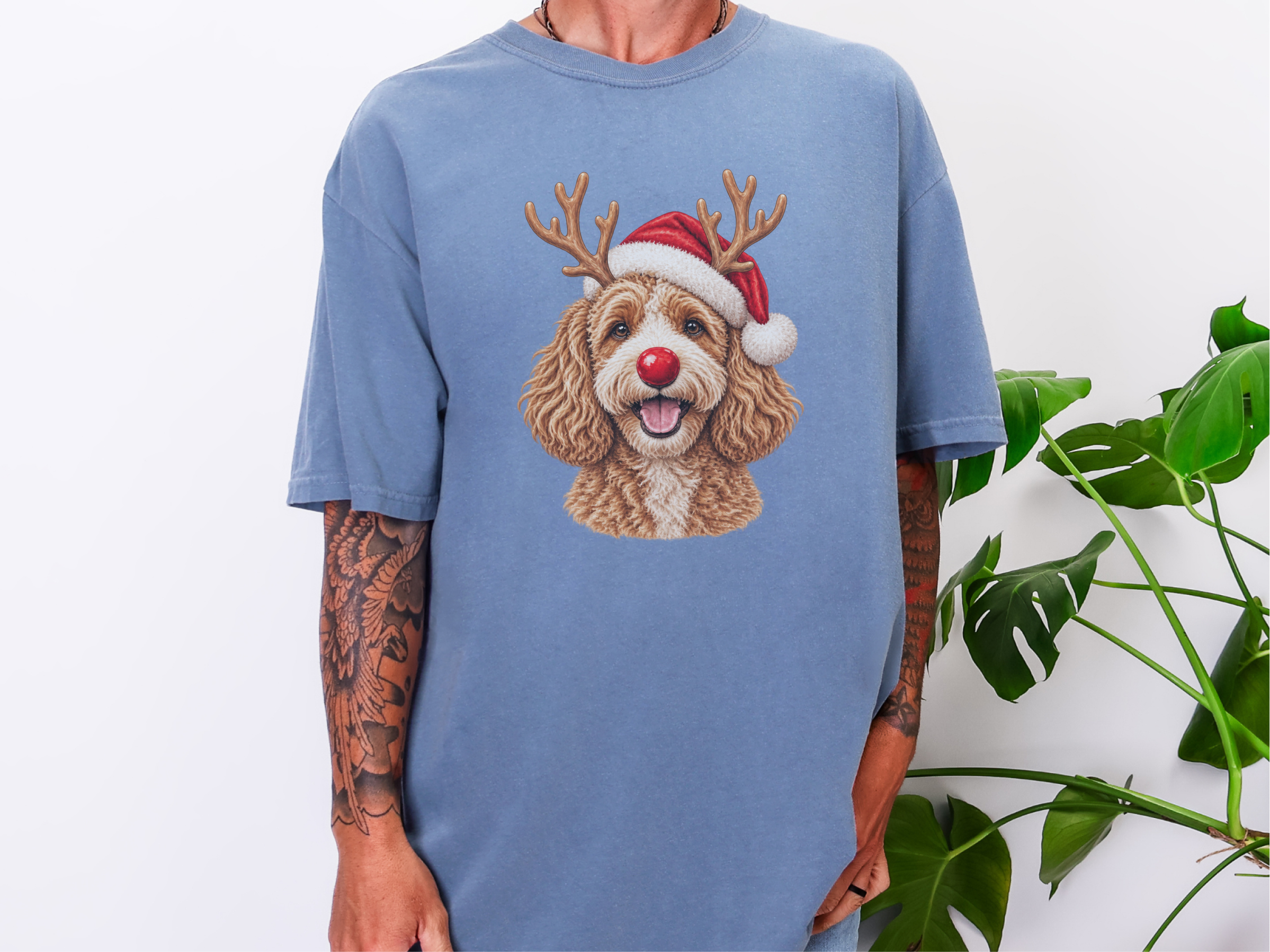 Cavapoo Rudolph Santa Hat - photo 8