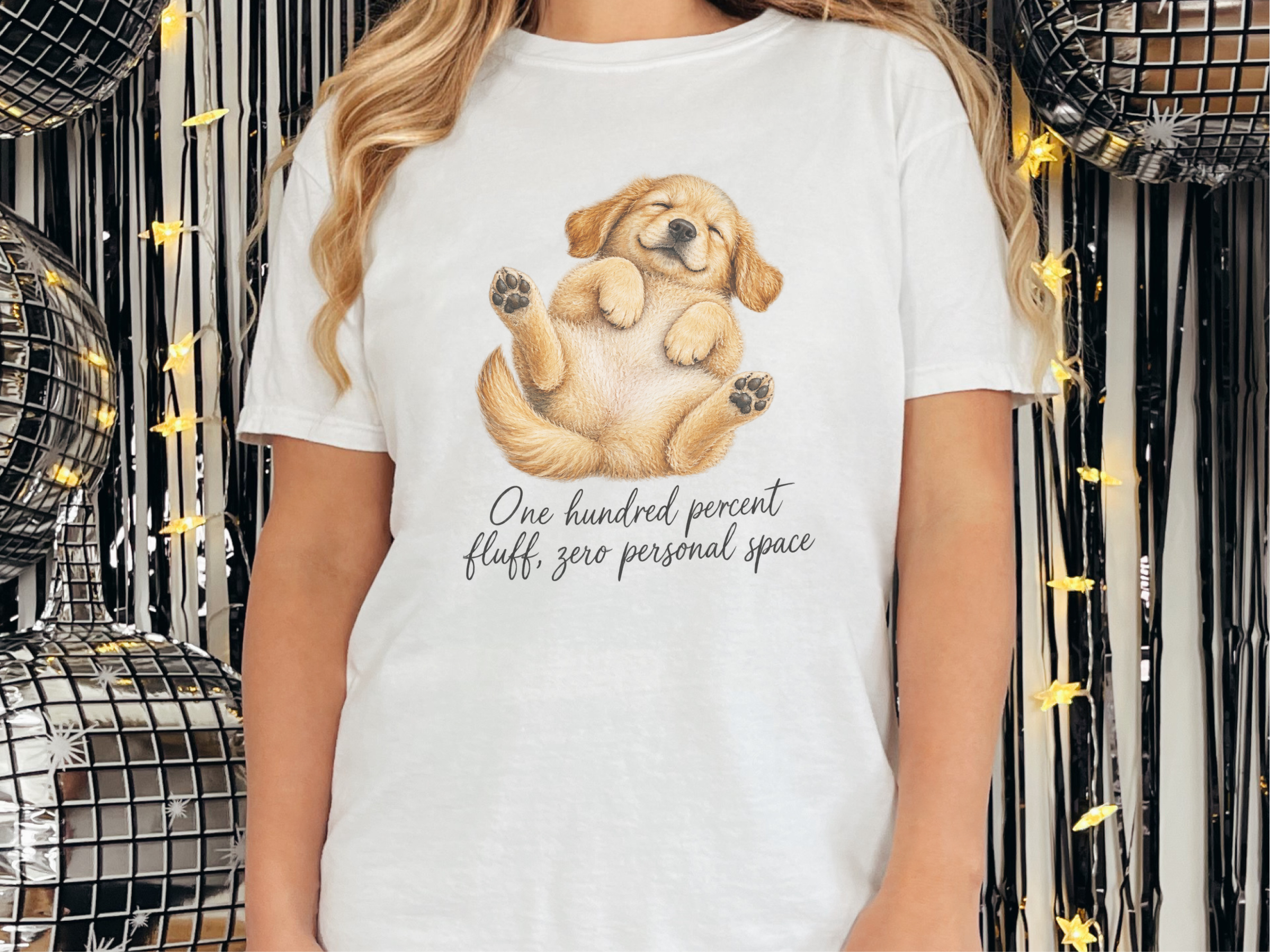 Happy Sleeping Golden Retriever Puppy doodle dog shirt - photo 2