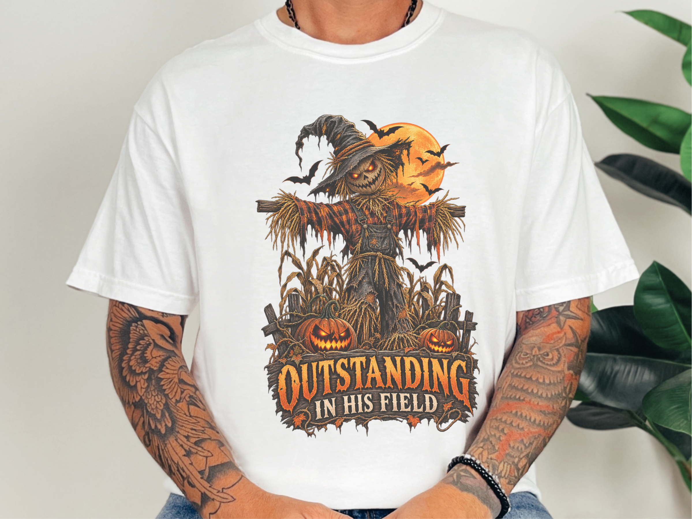 Scarecrow Outstanding In His Field funny shirt - photo 3