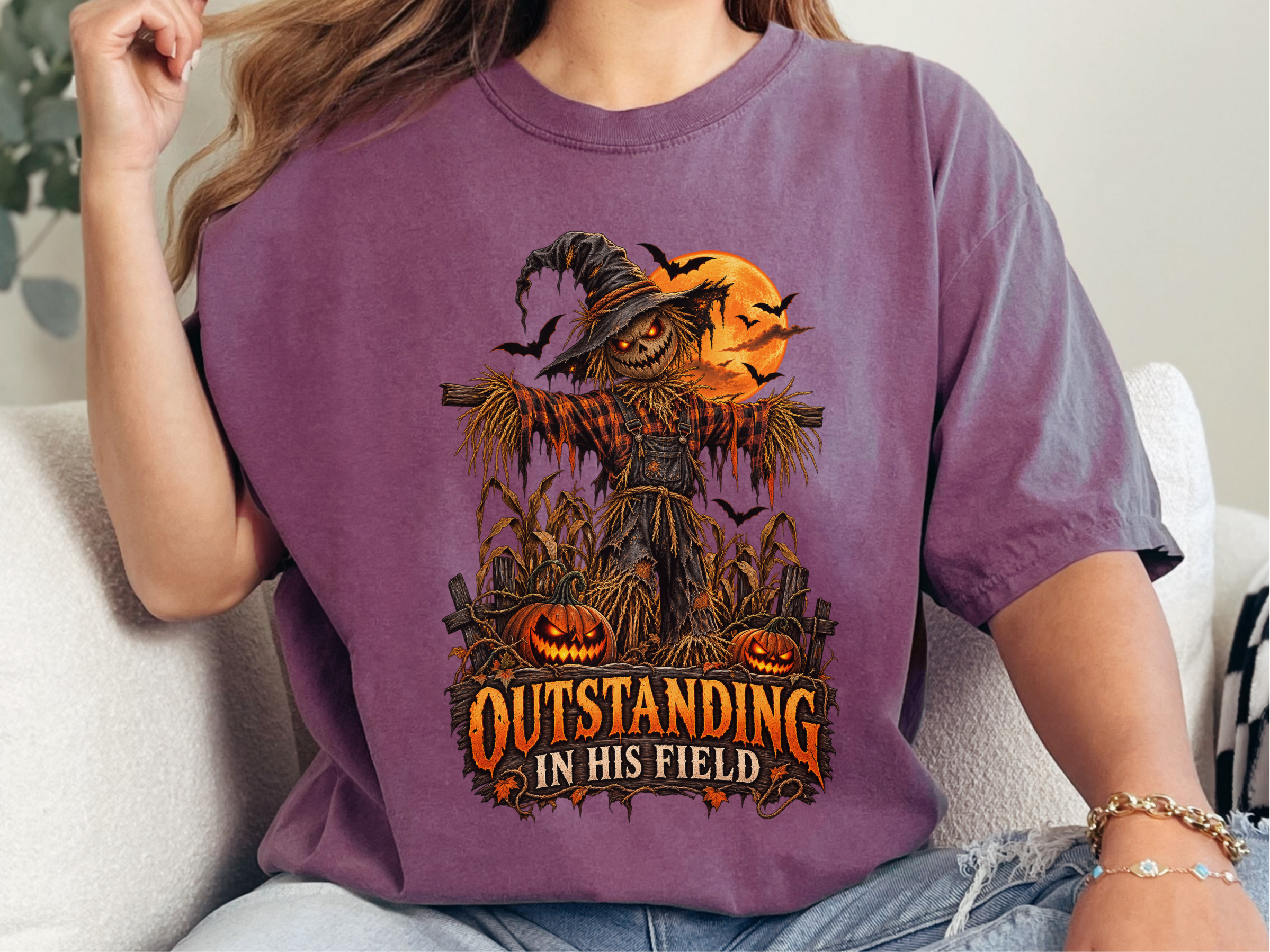 Scarecrow Outstanding In His Field funny shirt - photo 6