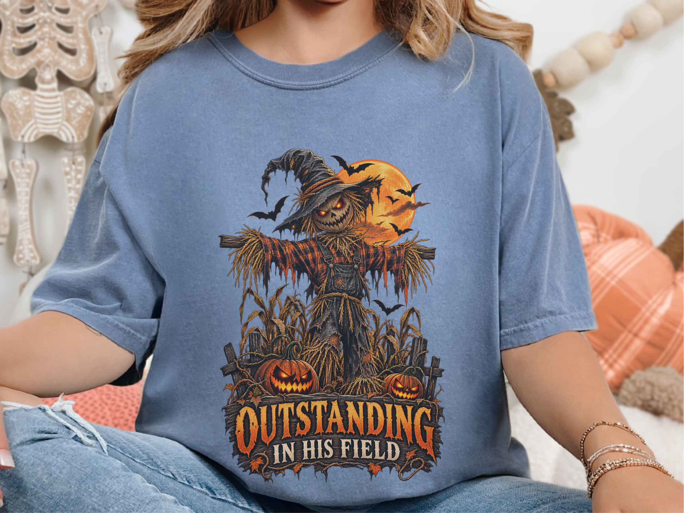 Scarecrow Outstanding In His Field funny shirt - photo 7