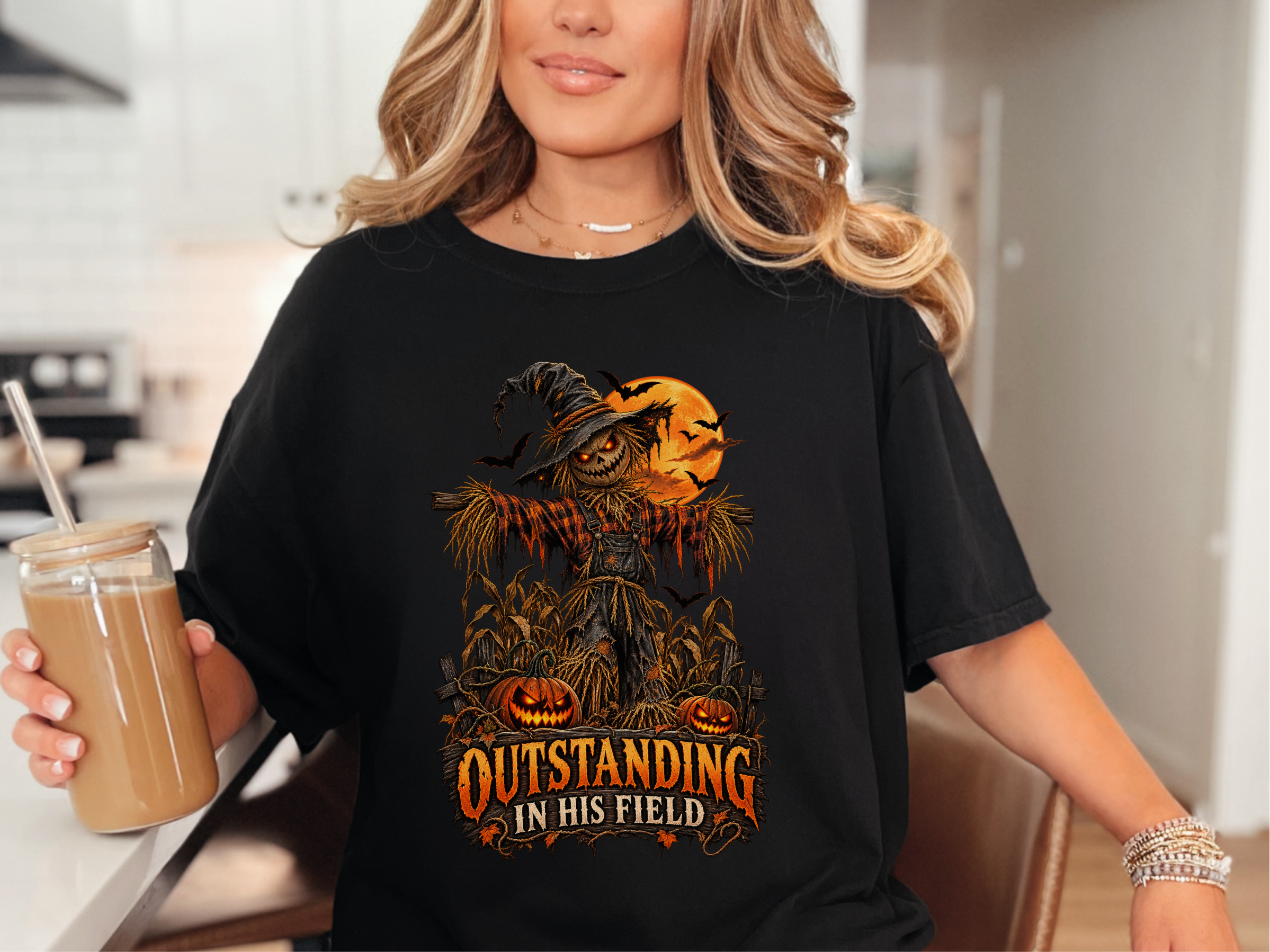 Scarecrow Outstanding In His Field funny shirt - photo 4