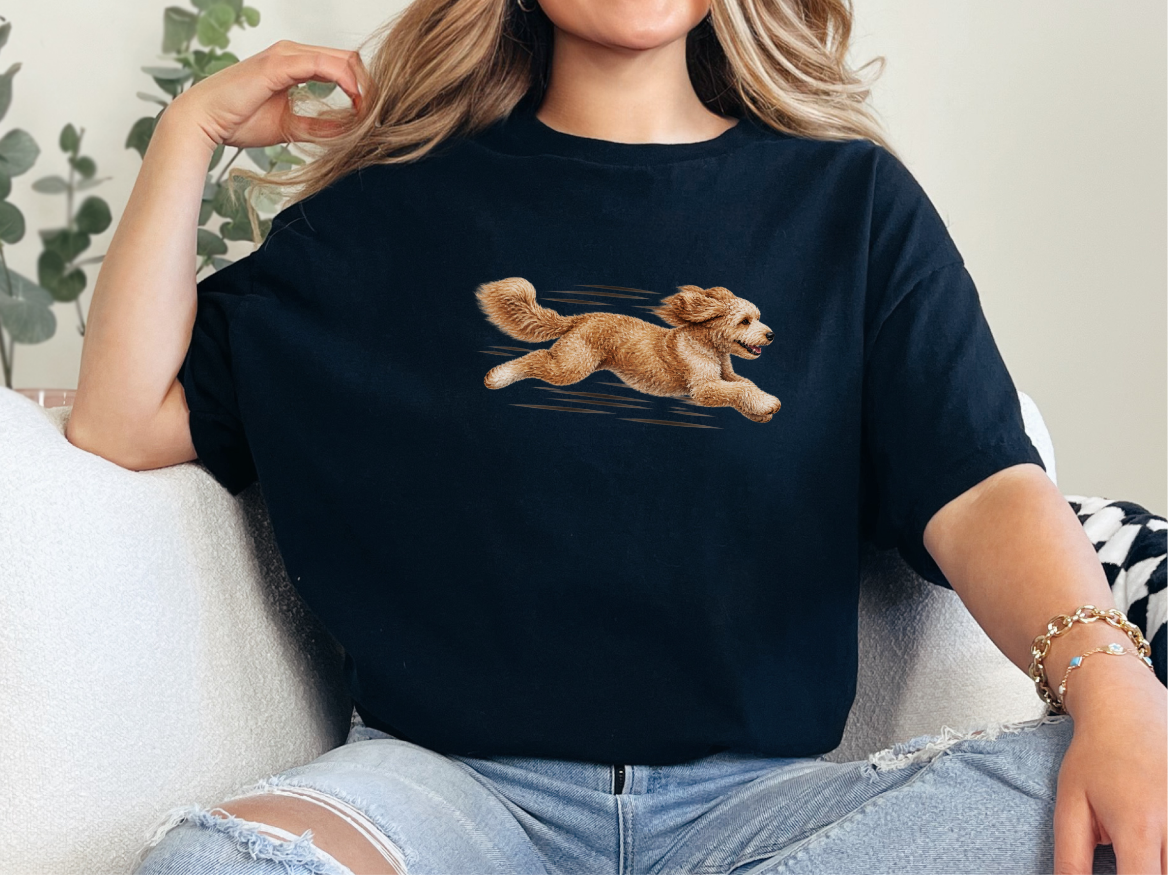 Fast Running Goldendoodle Speed doodle dog shirt - photo 3
