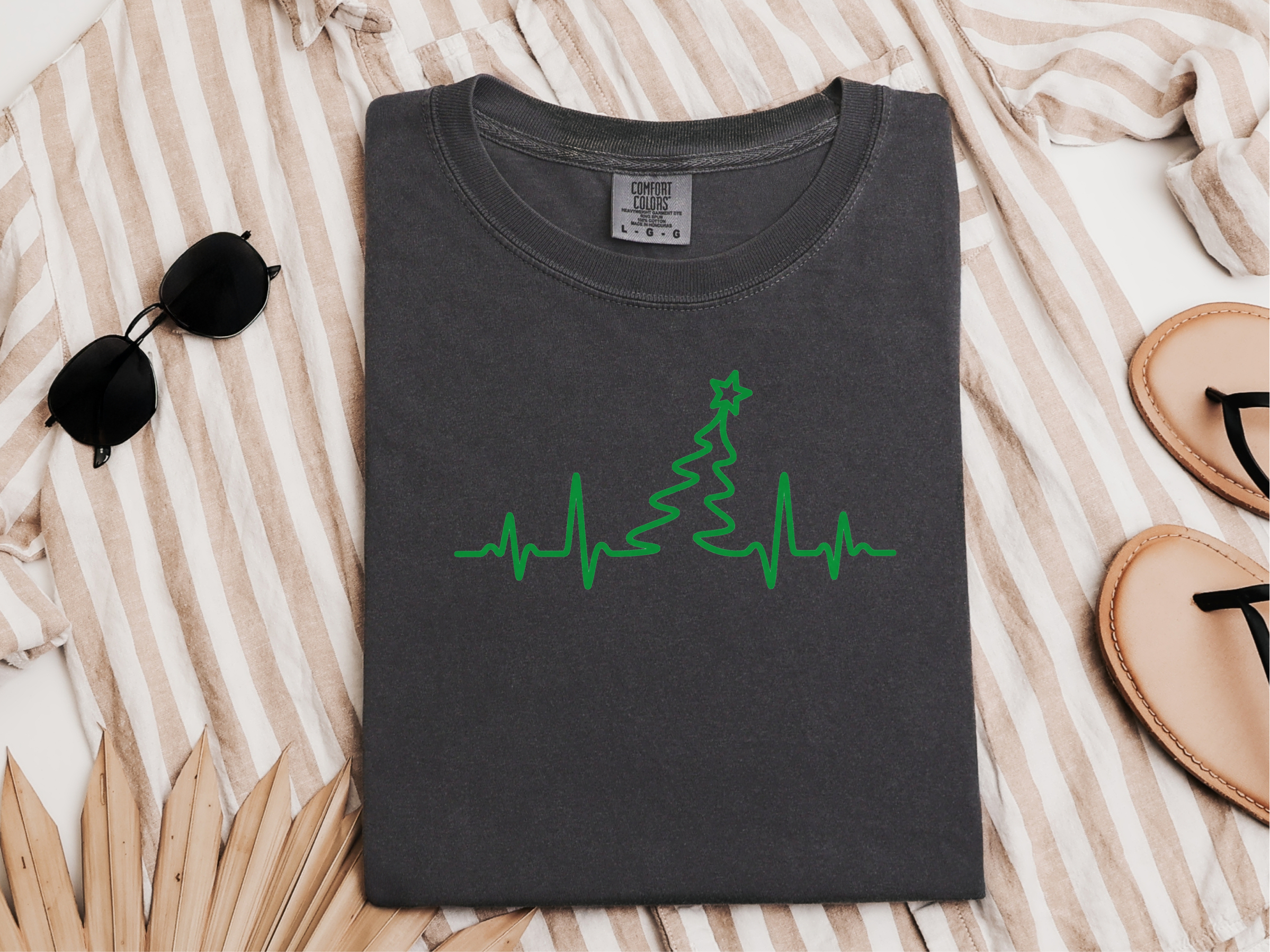 Grandpa Christmas Tree Heartbeat
