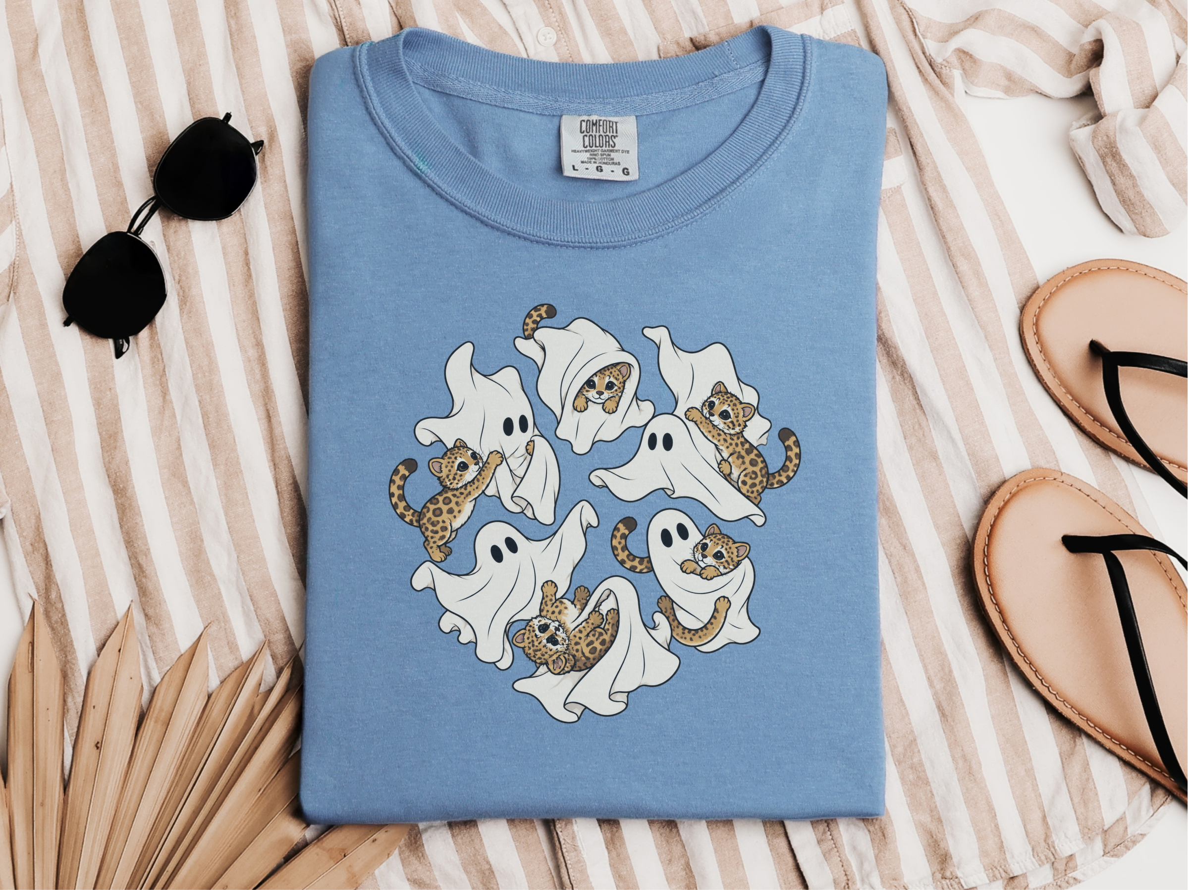 Cute Ghost Leopard Cubs funny shirt - photo 6