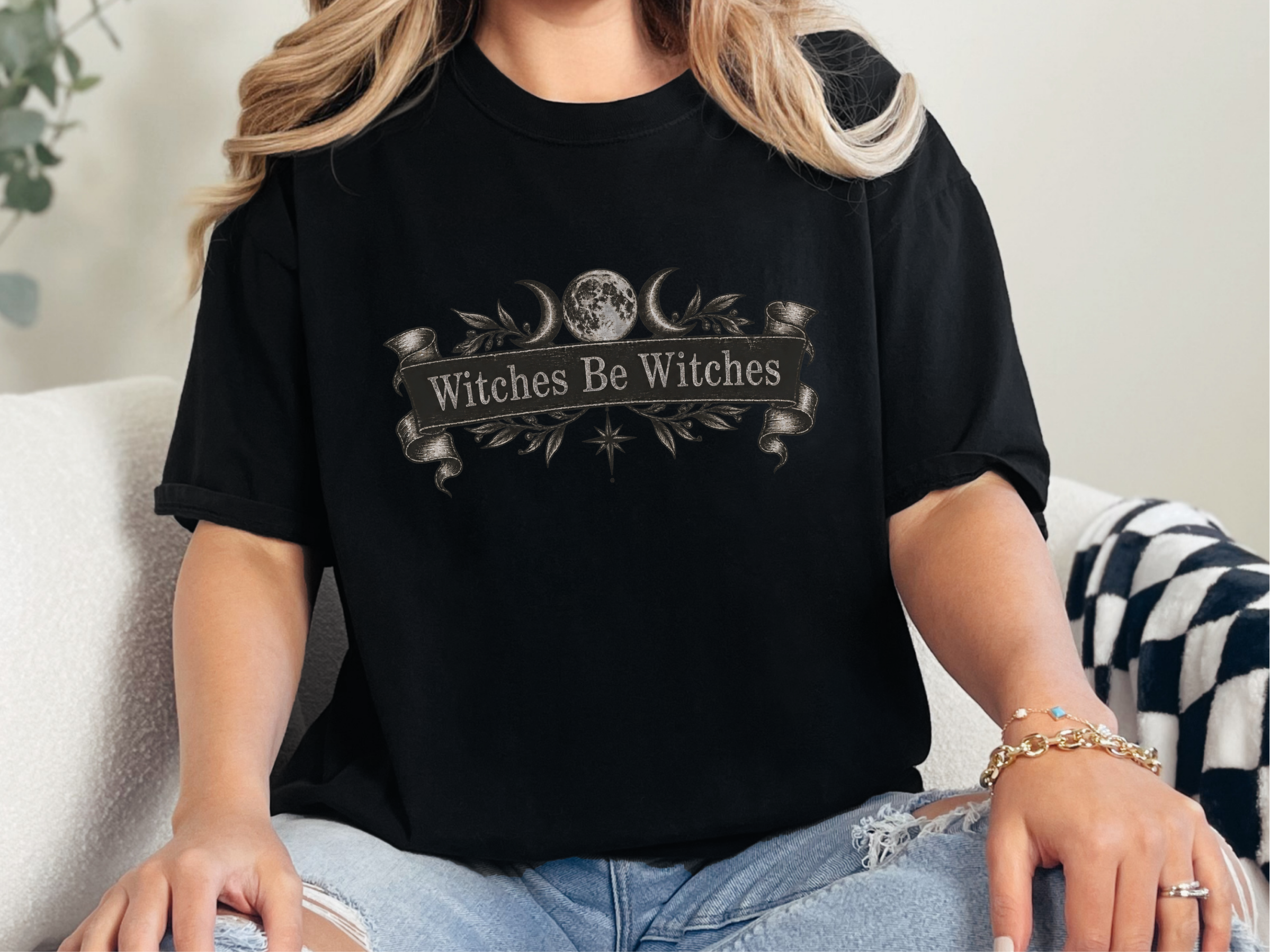 Witches Be Witches Banner funny shirt - photo 4