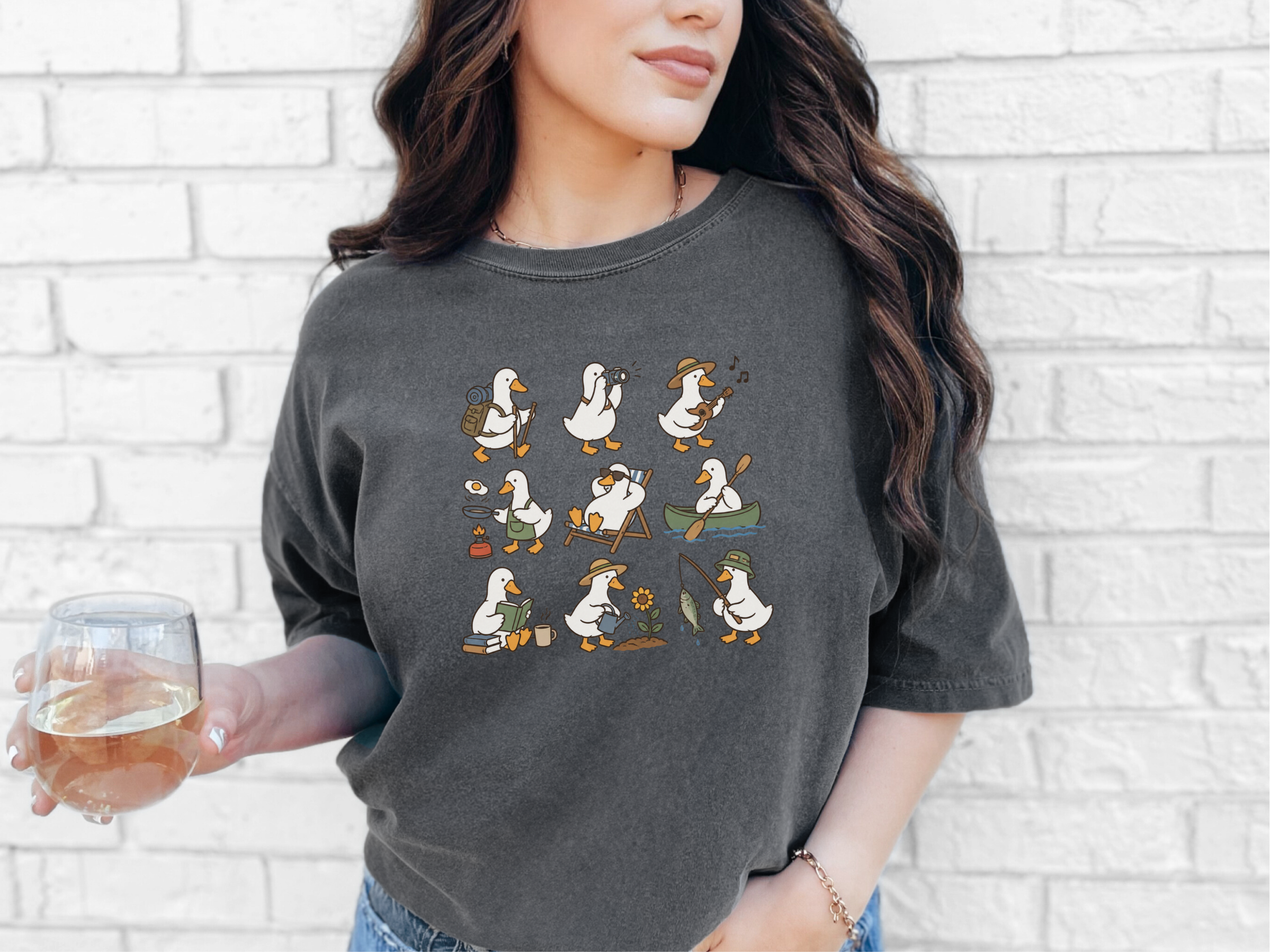 Cute Ducks Outdoor Hobbies Set funny shirt - photo 2