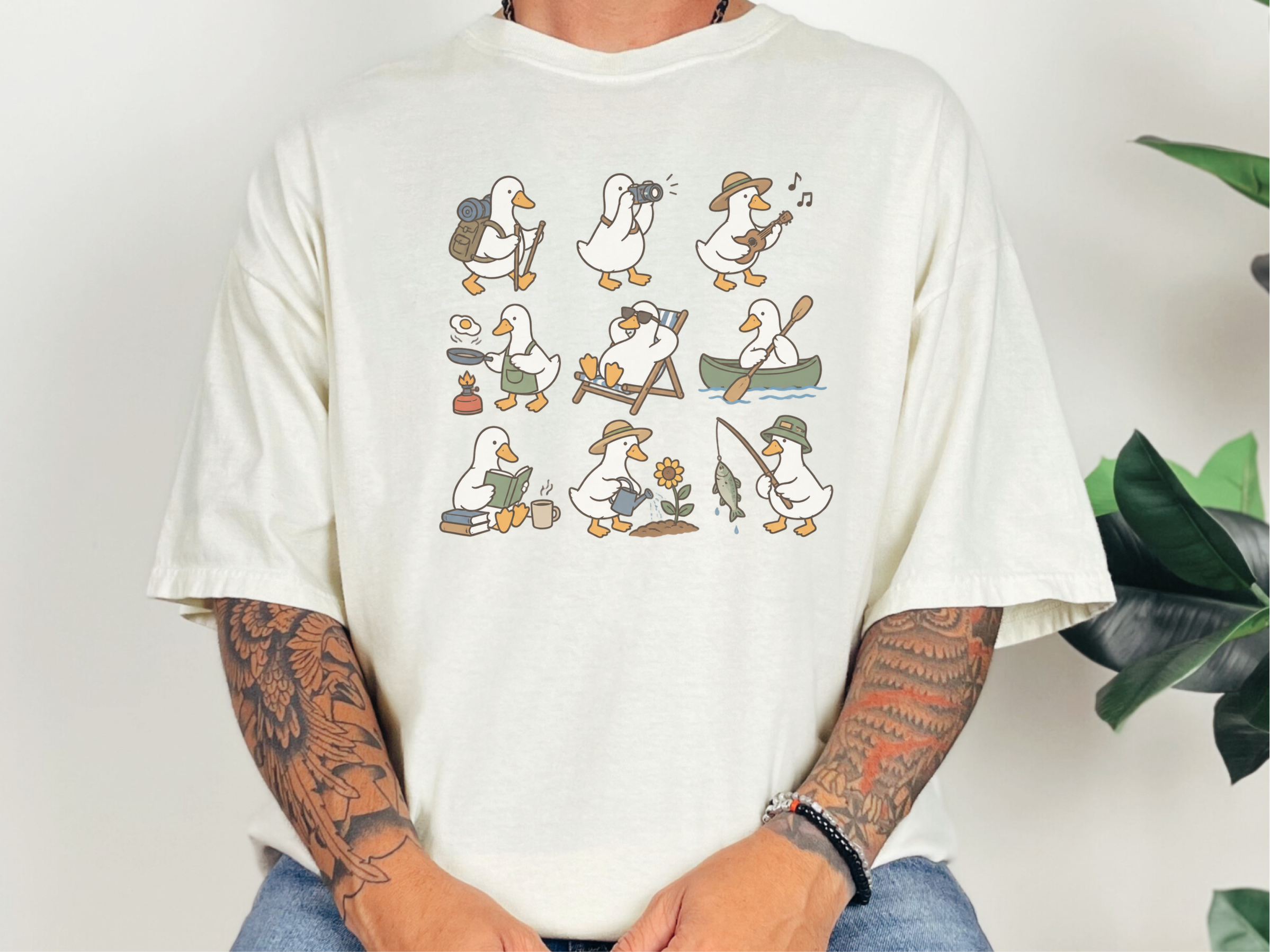 Cute Ducks Outdoor Hobbies Set funny shirt - photo 7