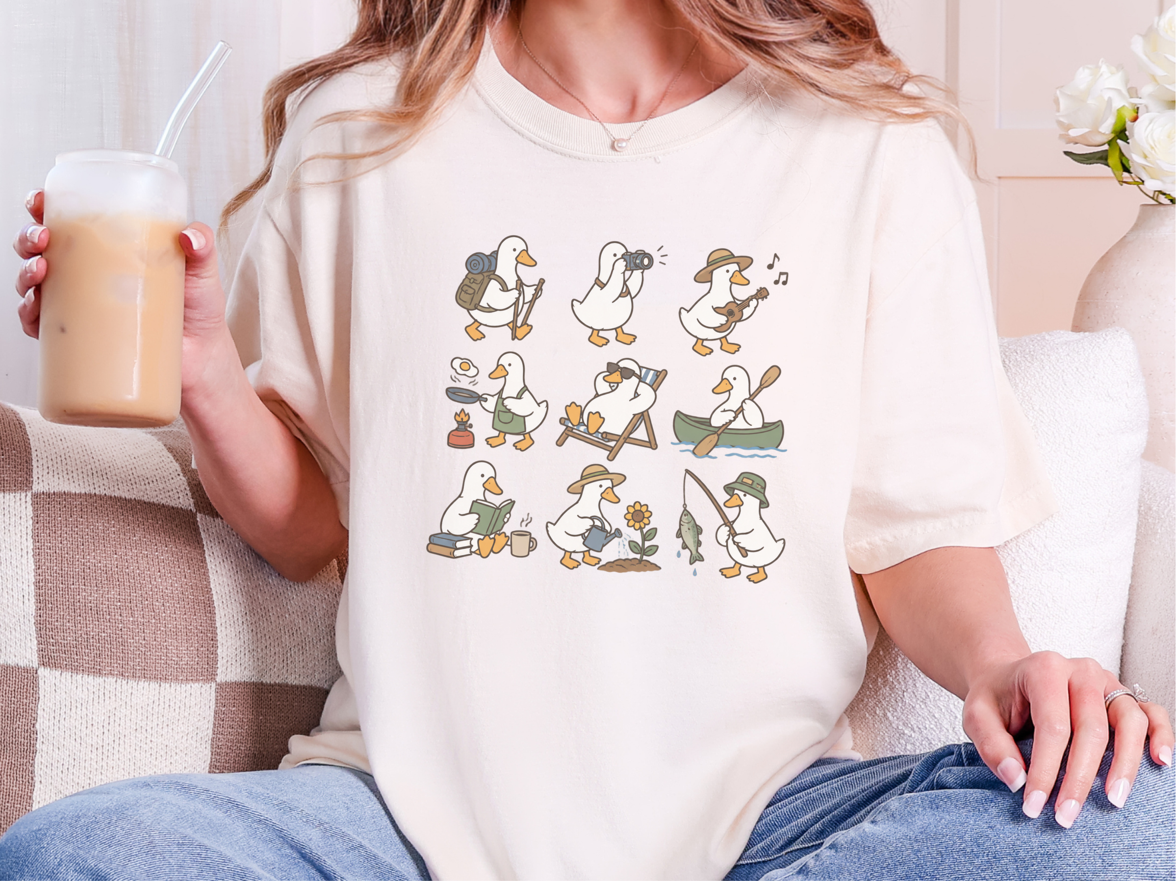 Cute Ducks Outdoor Hobbies Set funny shirt - photo 6
