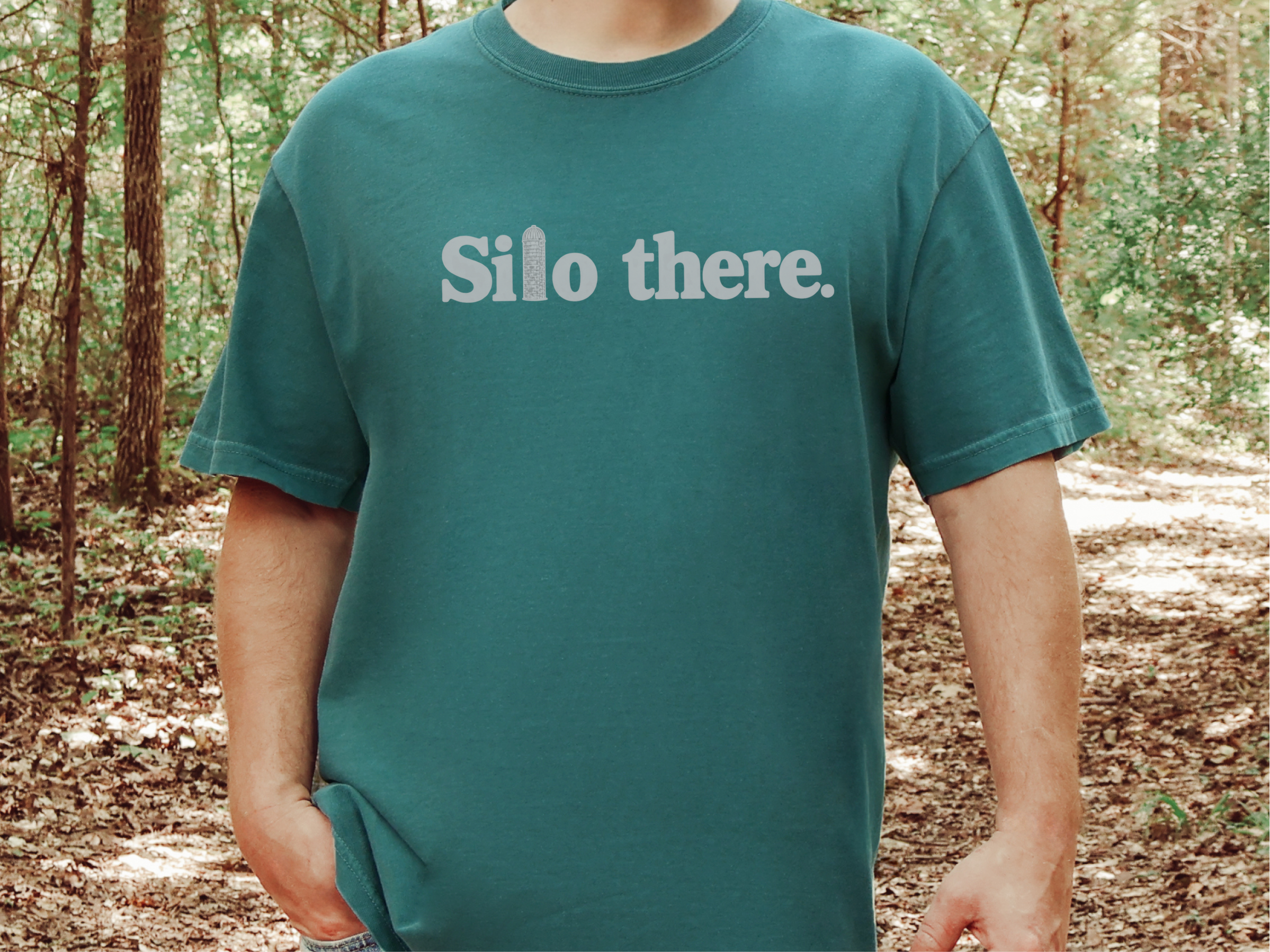 Silo There Dark Grey Wordplay funny shirt - photo 7