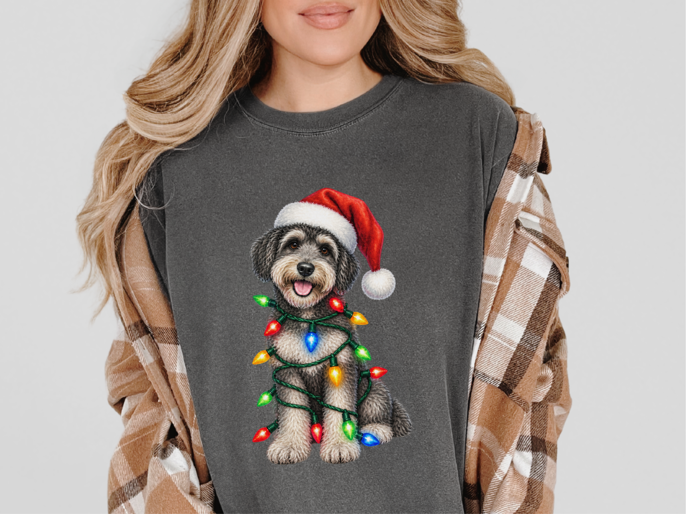 Schnoodle Christmas Lights Santa Hat - photo 6