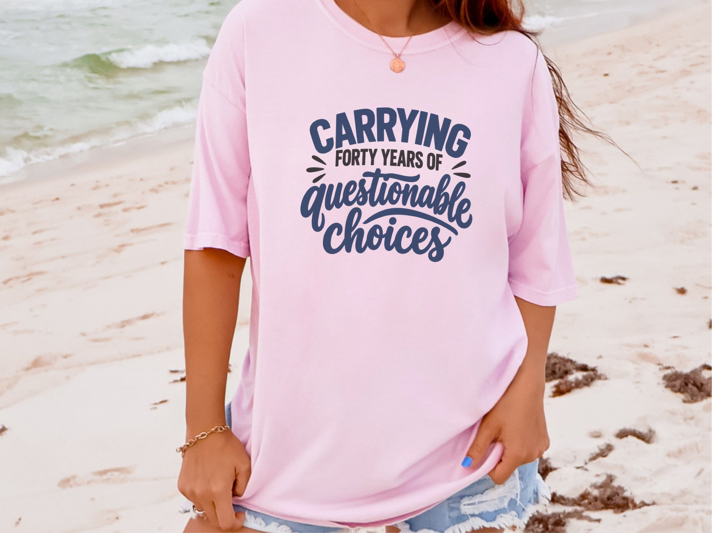 Forty Years Of Questionable Choices funny shirt - photo 6