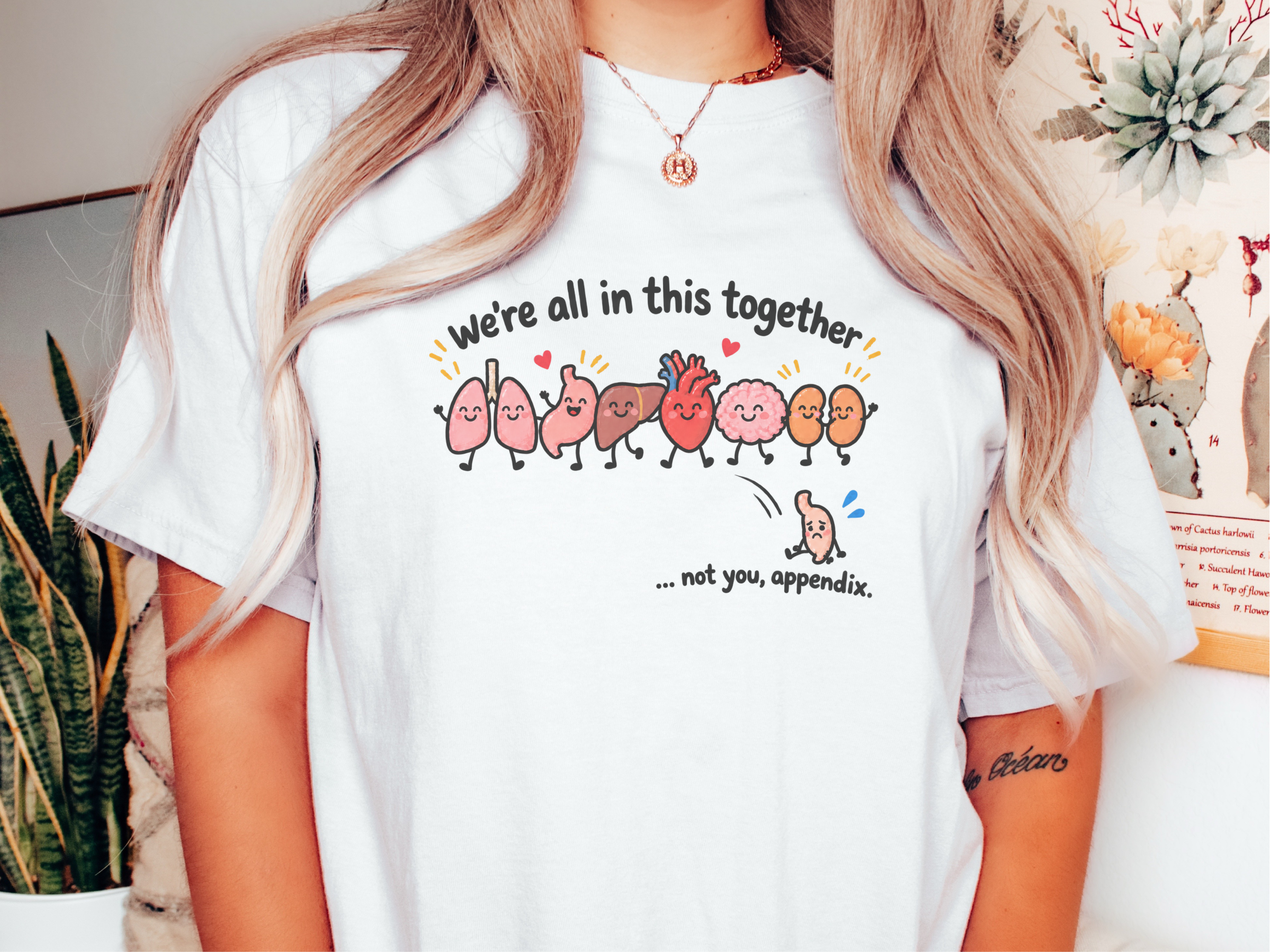 Cute Organs Excluded Appendix2 funny shirt - photo 1