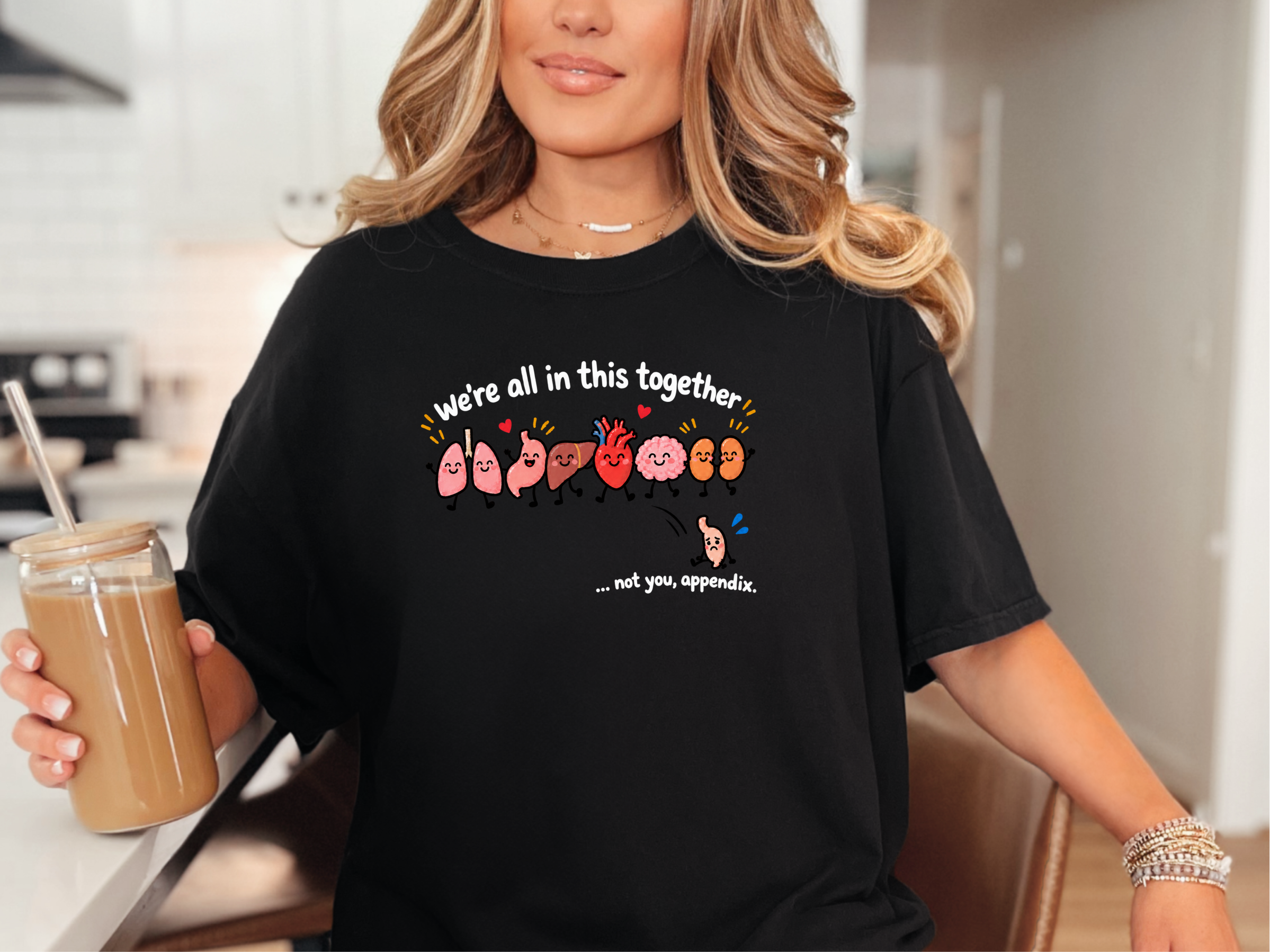 Cute Organs Excluded Appendix2 Funny Medical Humor Surgery Shirt