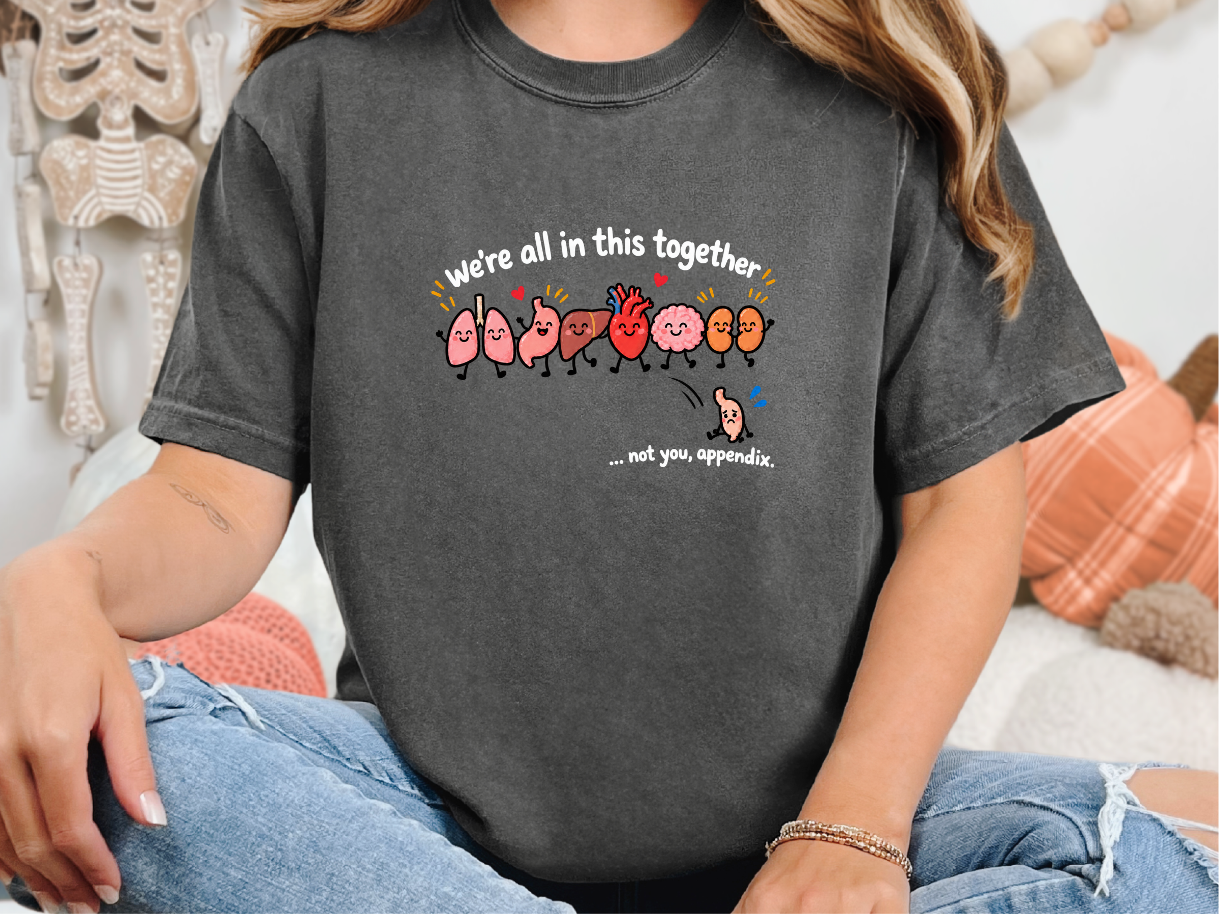 Cute Organs Excluded Appendix2 funny shirt - photo 4