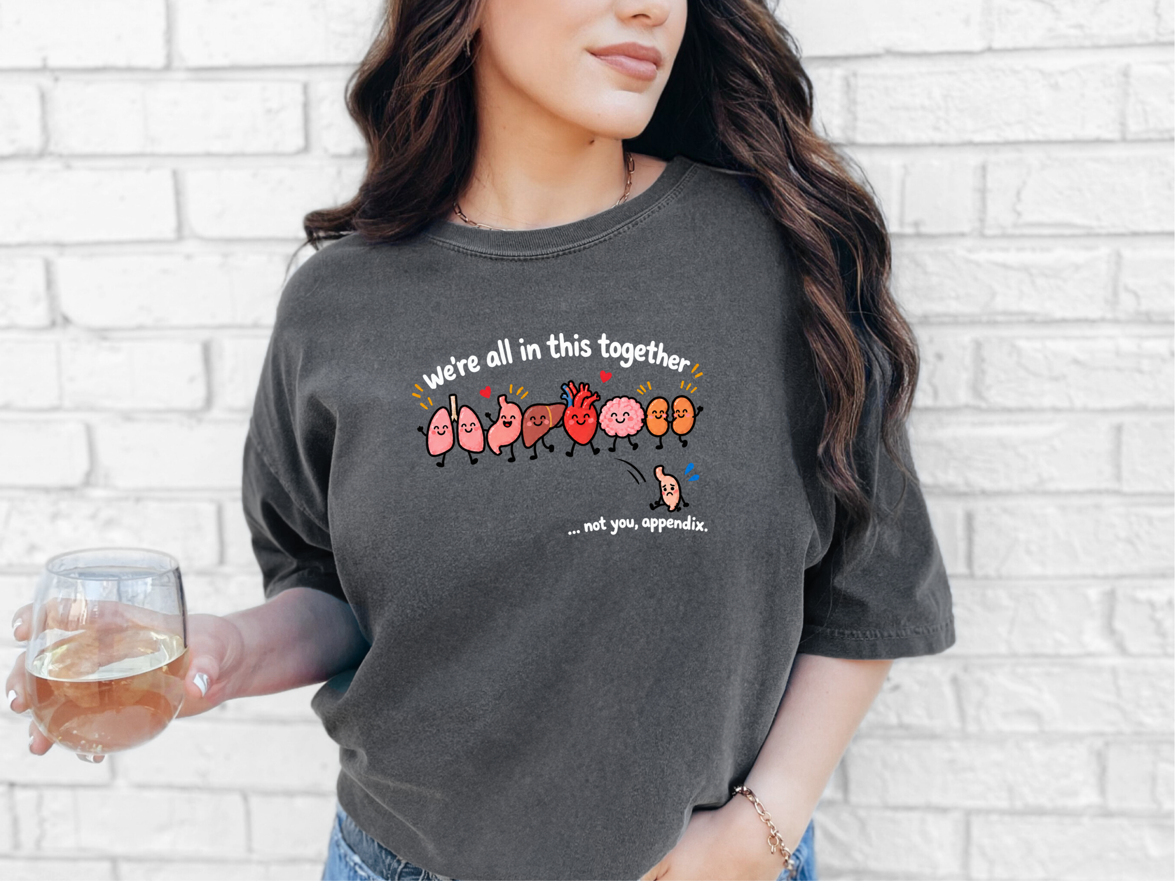 Cute Organs Excluded Appendix2 funny shirt - photo 5