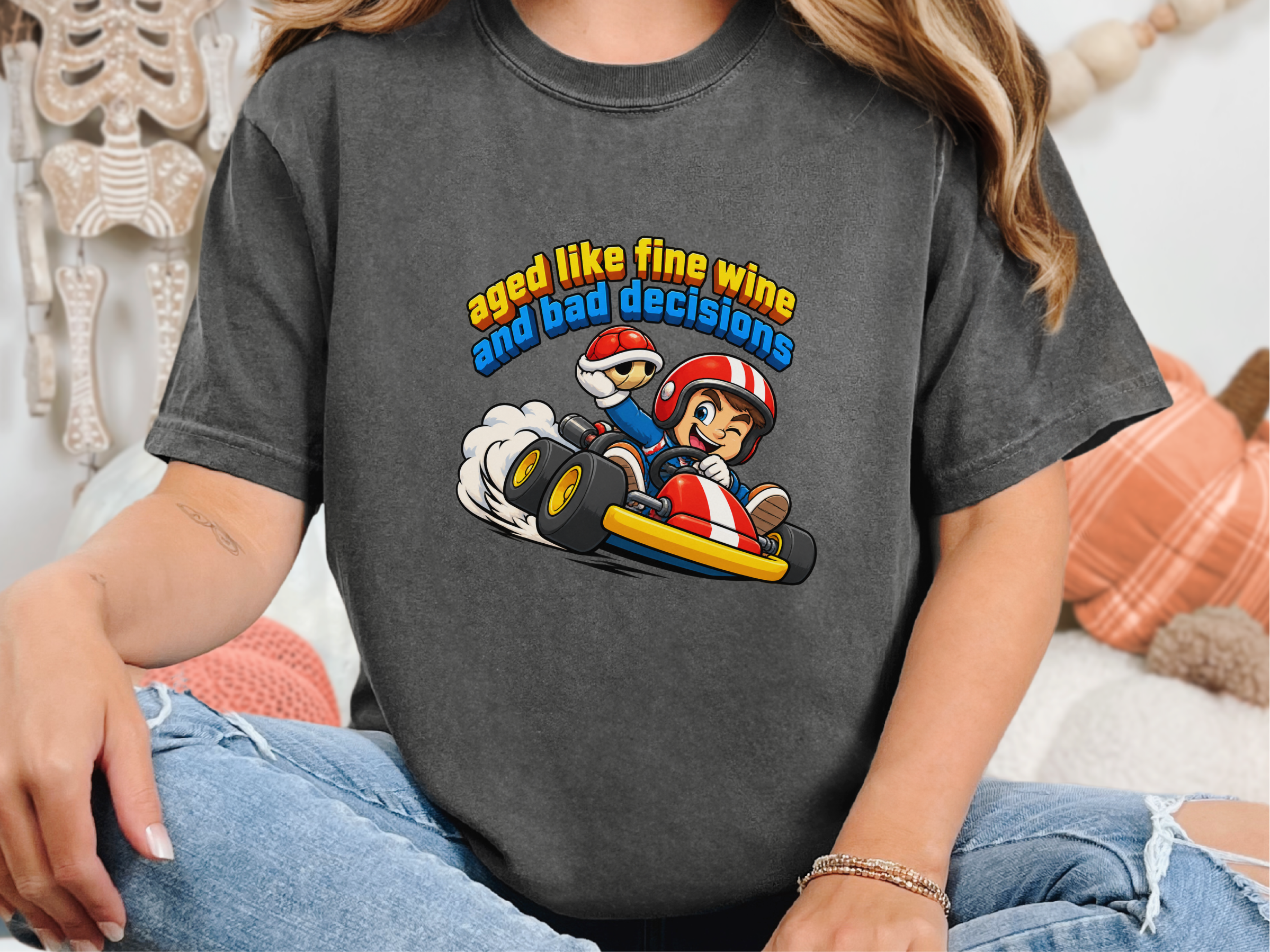 Kart Racer Bad Decisions funny shirt - photo 6
