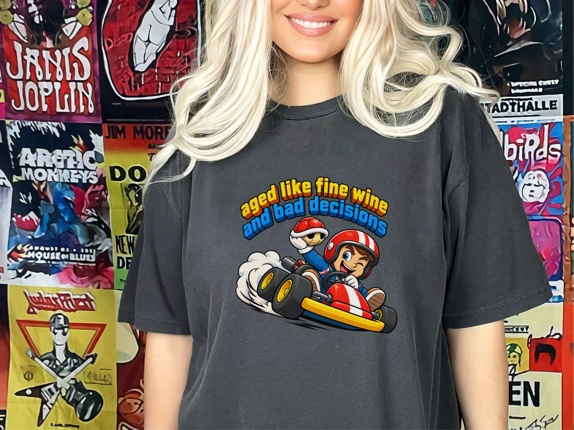 Kart Racer Bad Decisions funny shirt - photo 5