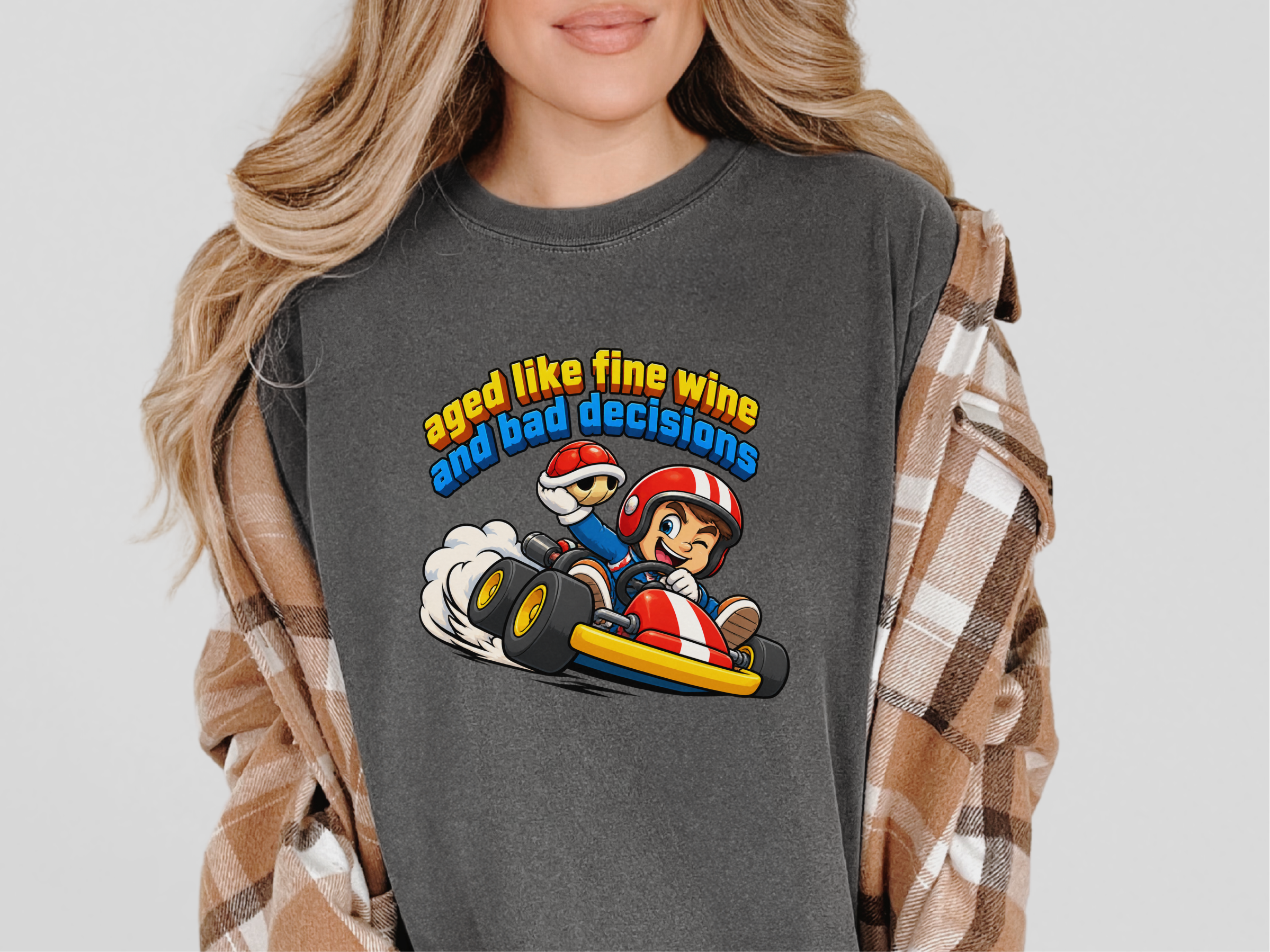 Kart Racer Bad Decisions funny shirt - photo 7