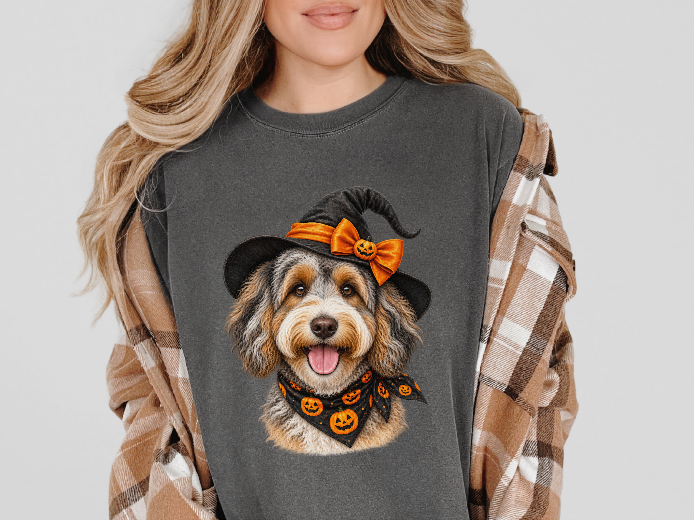 Aussiedoodle Halloween Witch Hat - photo 5
