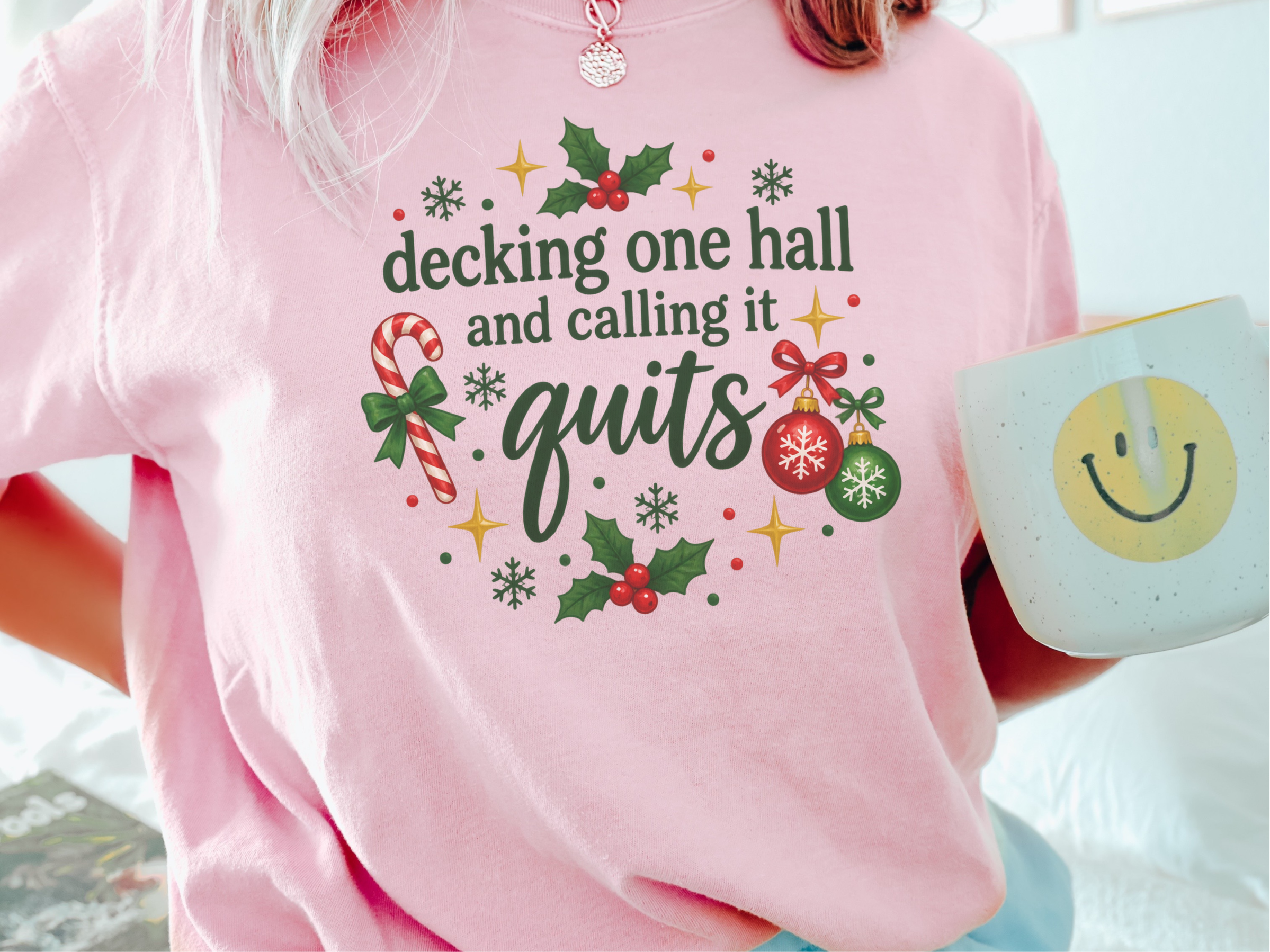 Decking One Hall Festive Lettering