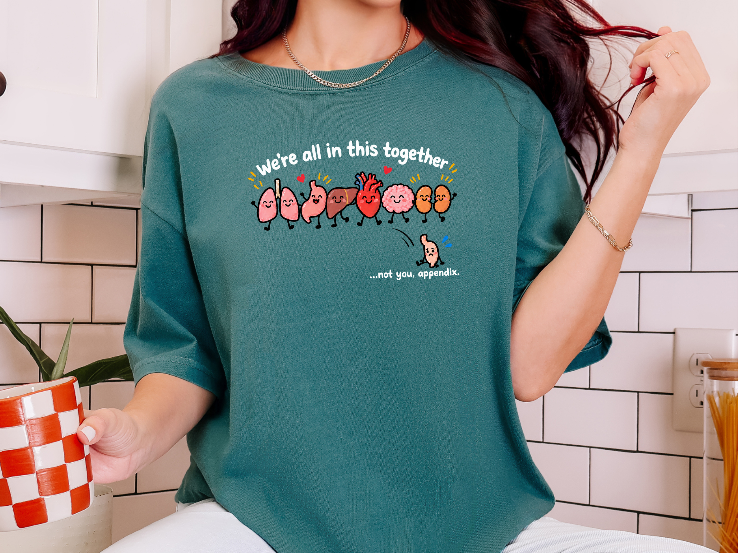 Cute Organs Not You Appendix Anatomy Shirt - Funny Medical Gift
