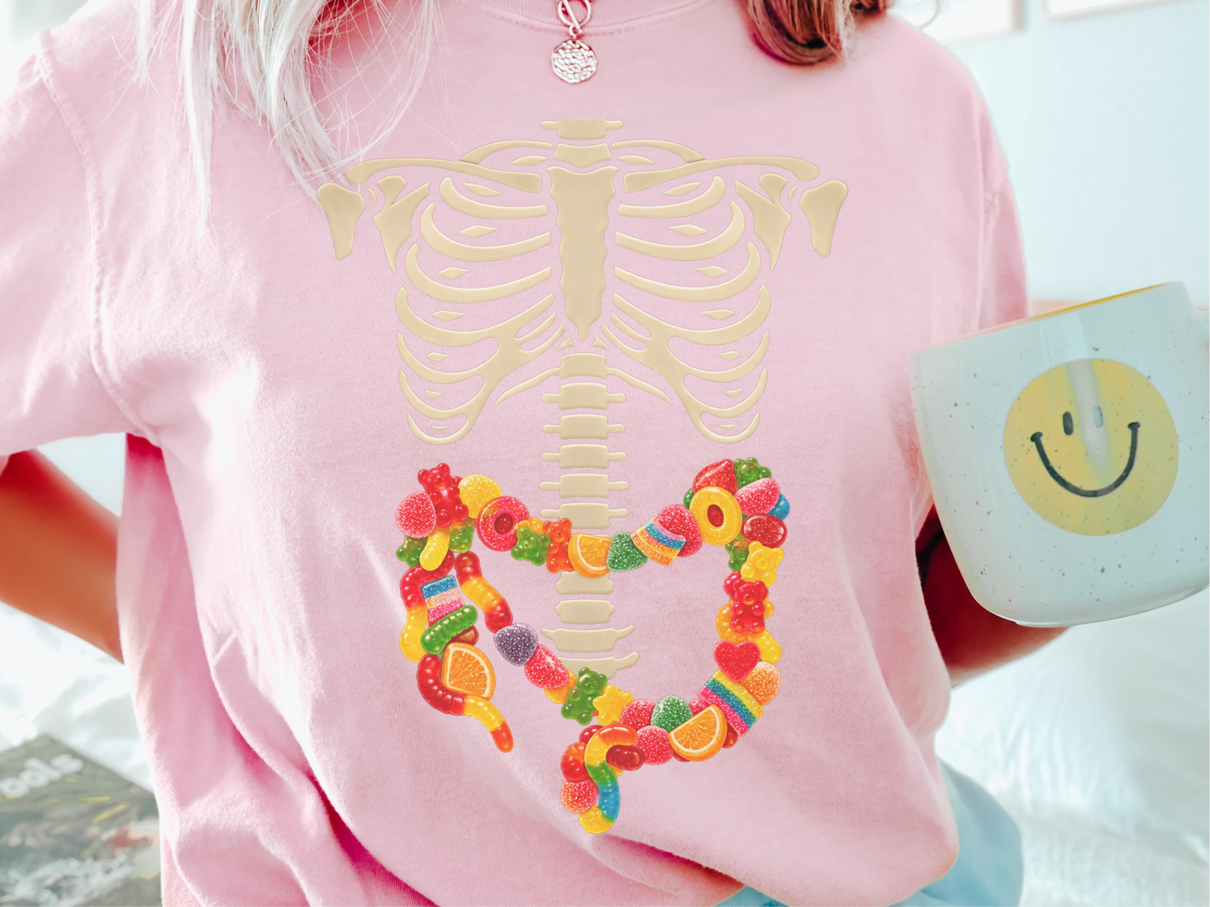 Gummies Skeleton Intestines funny shirt - photo 1