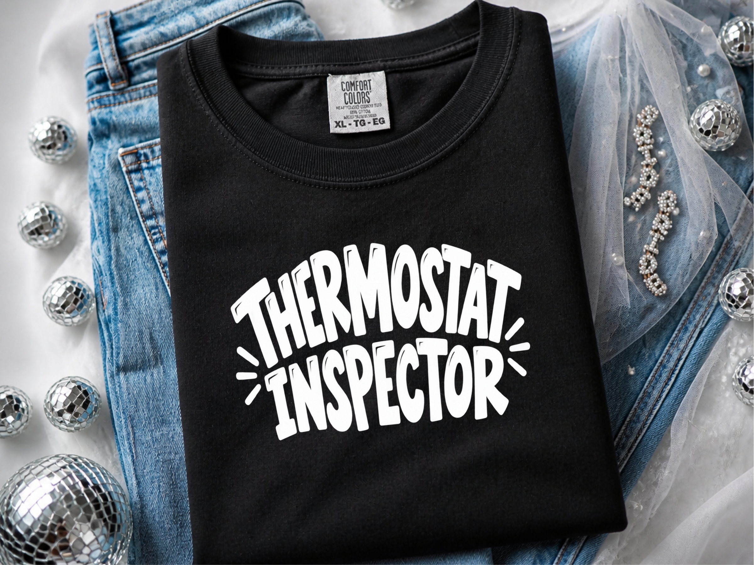 Thermostat Inspector Bold Lettering