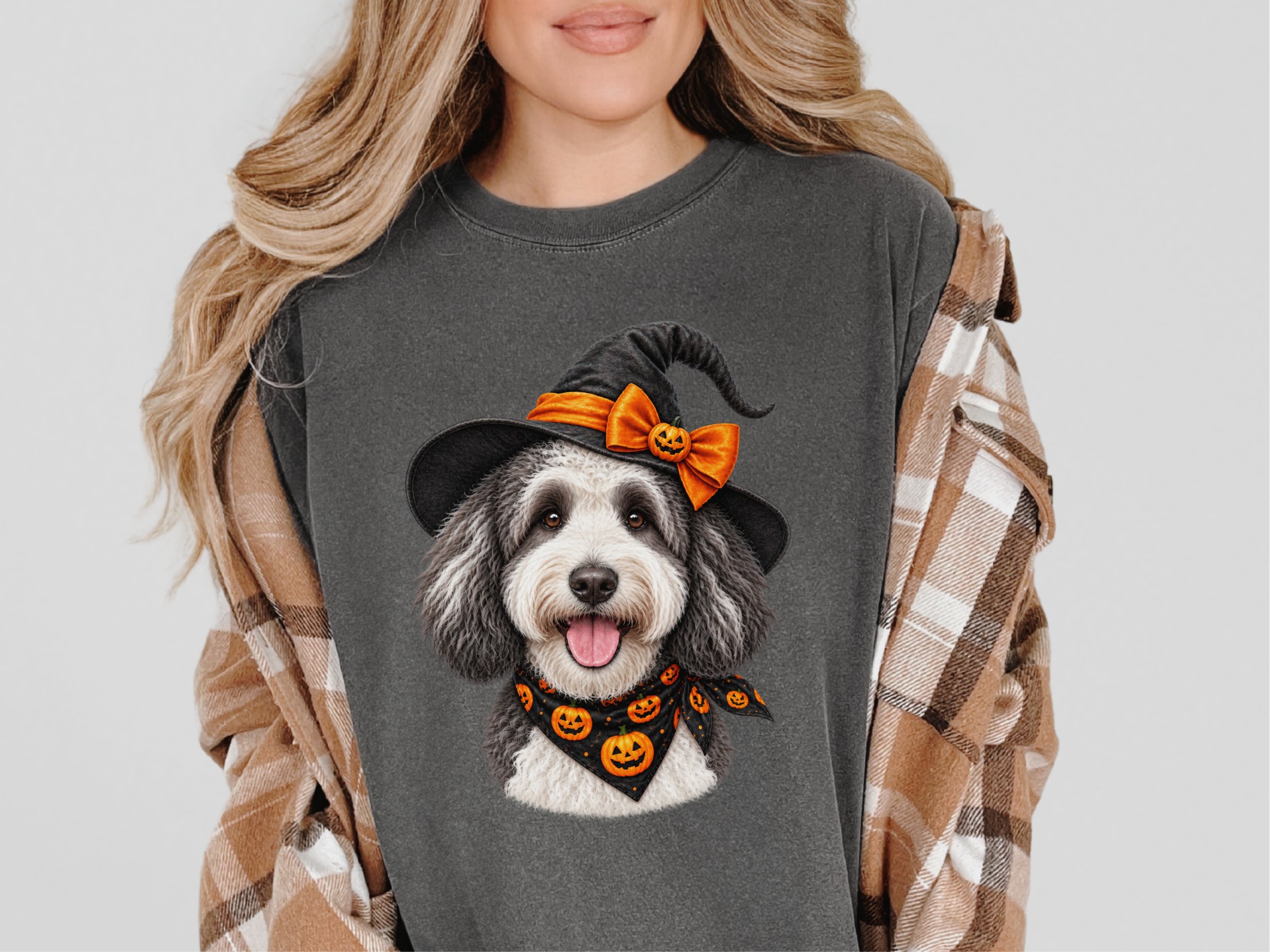 Sheepadoodle Halloween Witch Hat - photo 5
