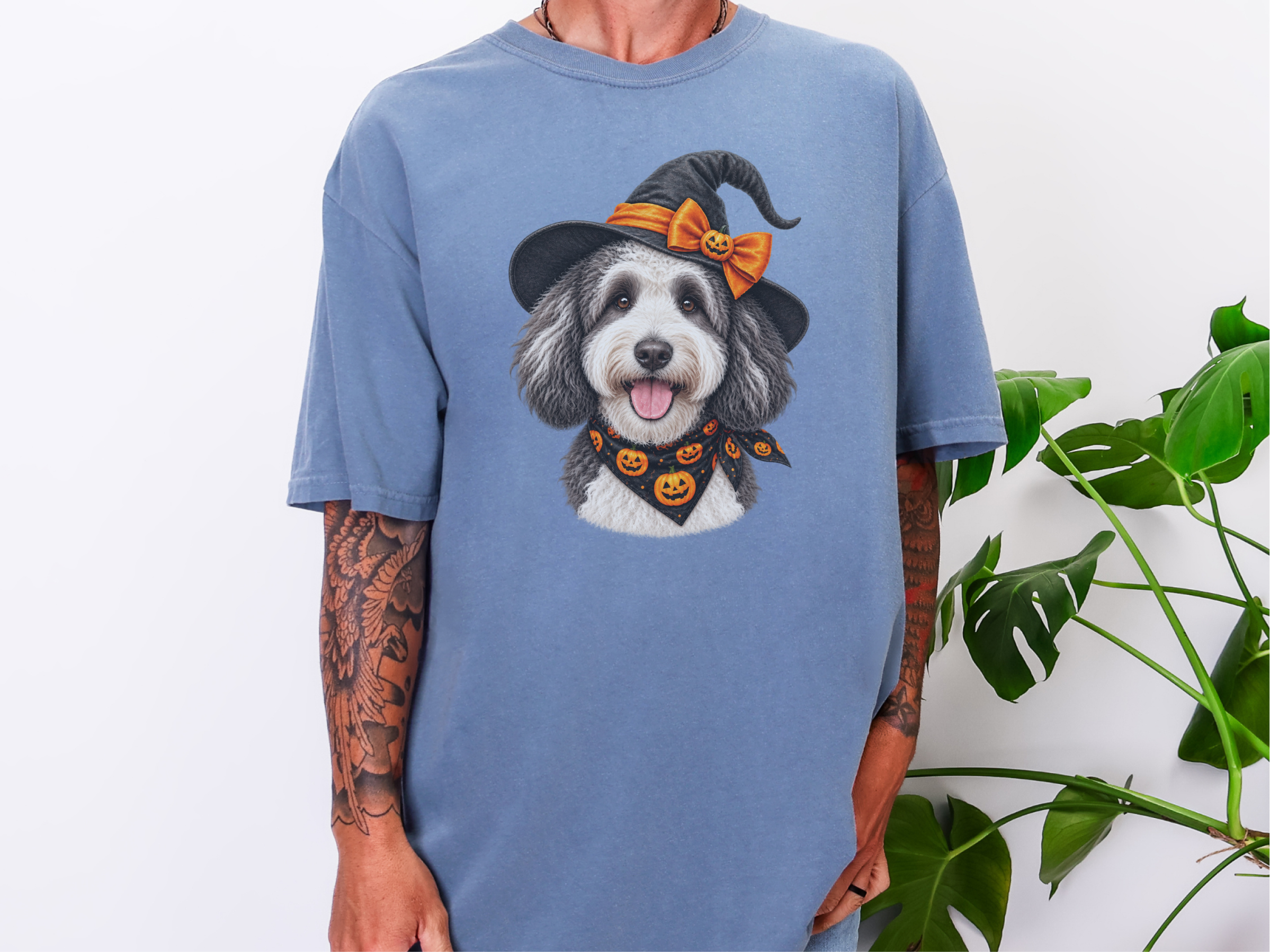 Sheepadoodle Halloween Witch Hat - photo 8