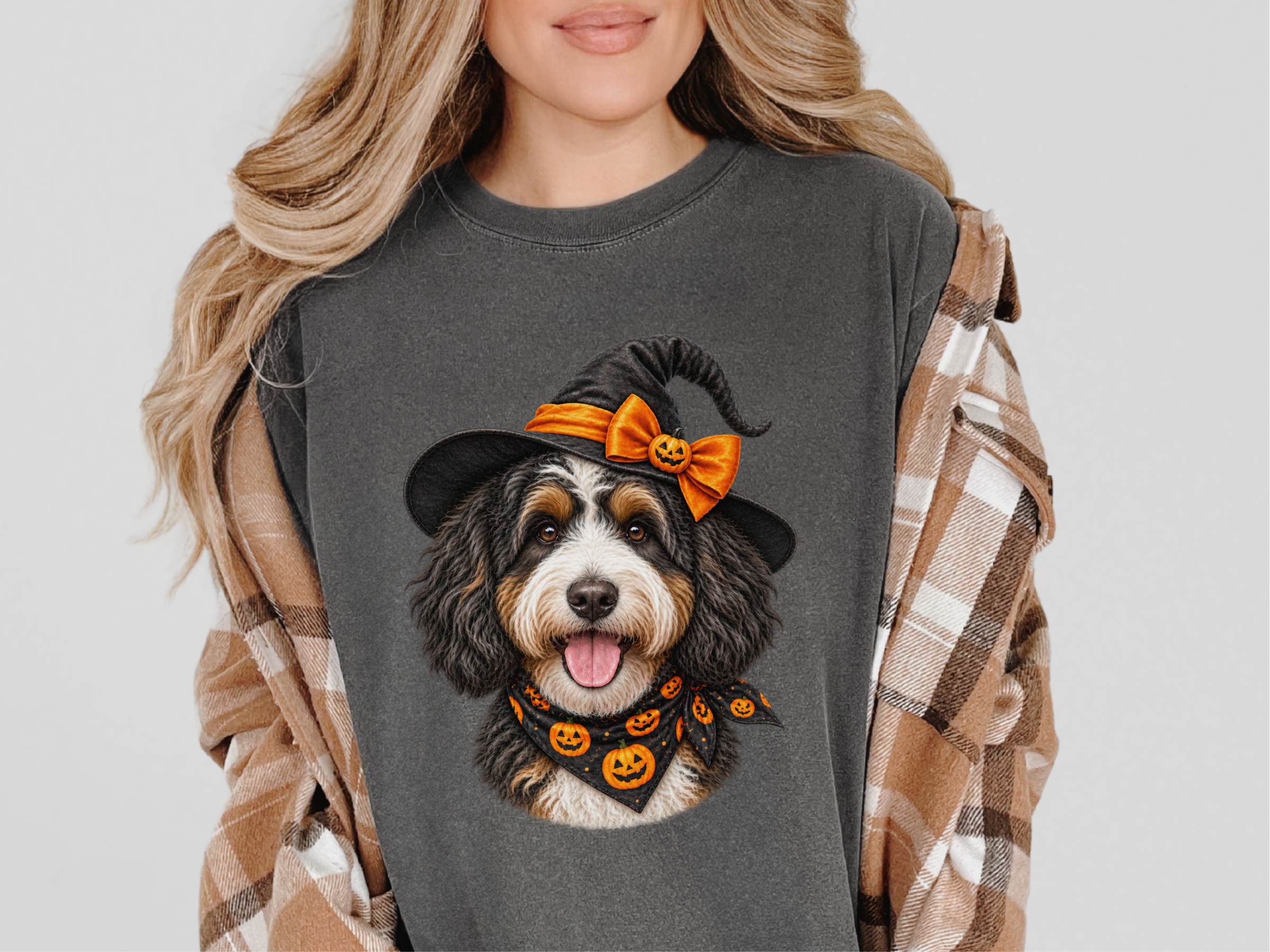 Halloween Bernedoodle Witch Hat - photo 6