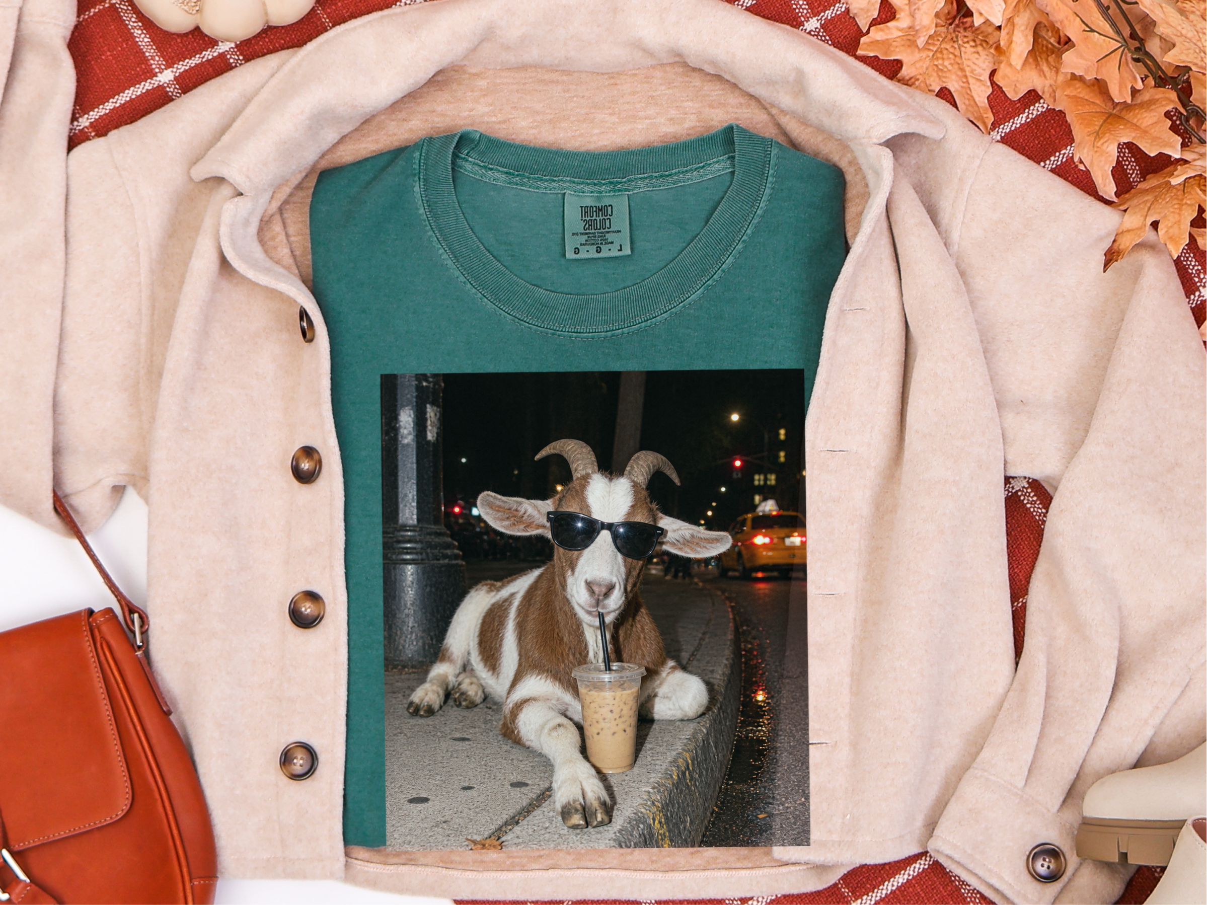 Cool Goat Iced Coffee funny shirt - photo 8