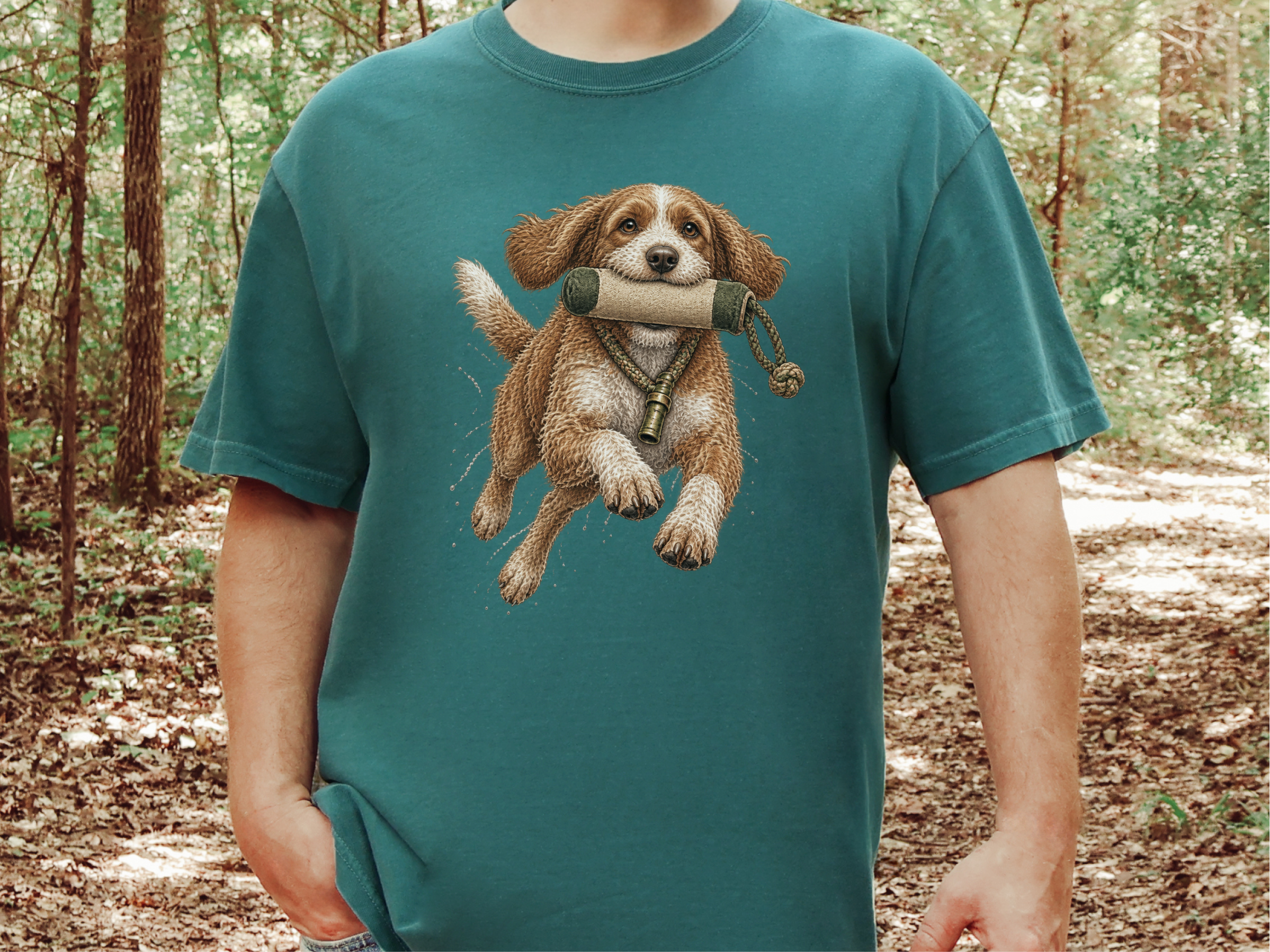 Cavapoo Fetching Training Bumper doodle dog shirt - photo 8