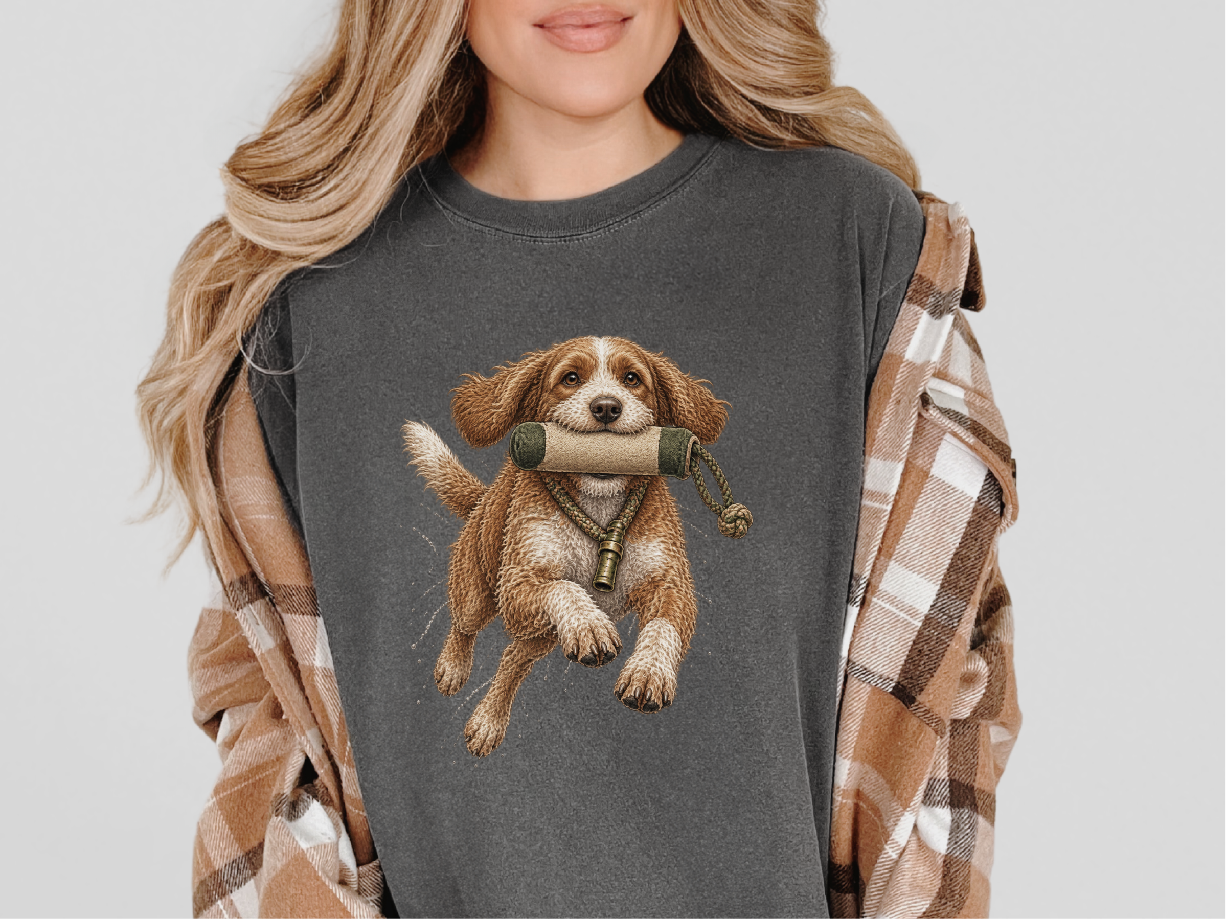 Cavapoo Fetching Training Bumper doodle dog shirt - photo 3