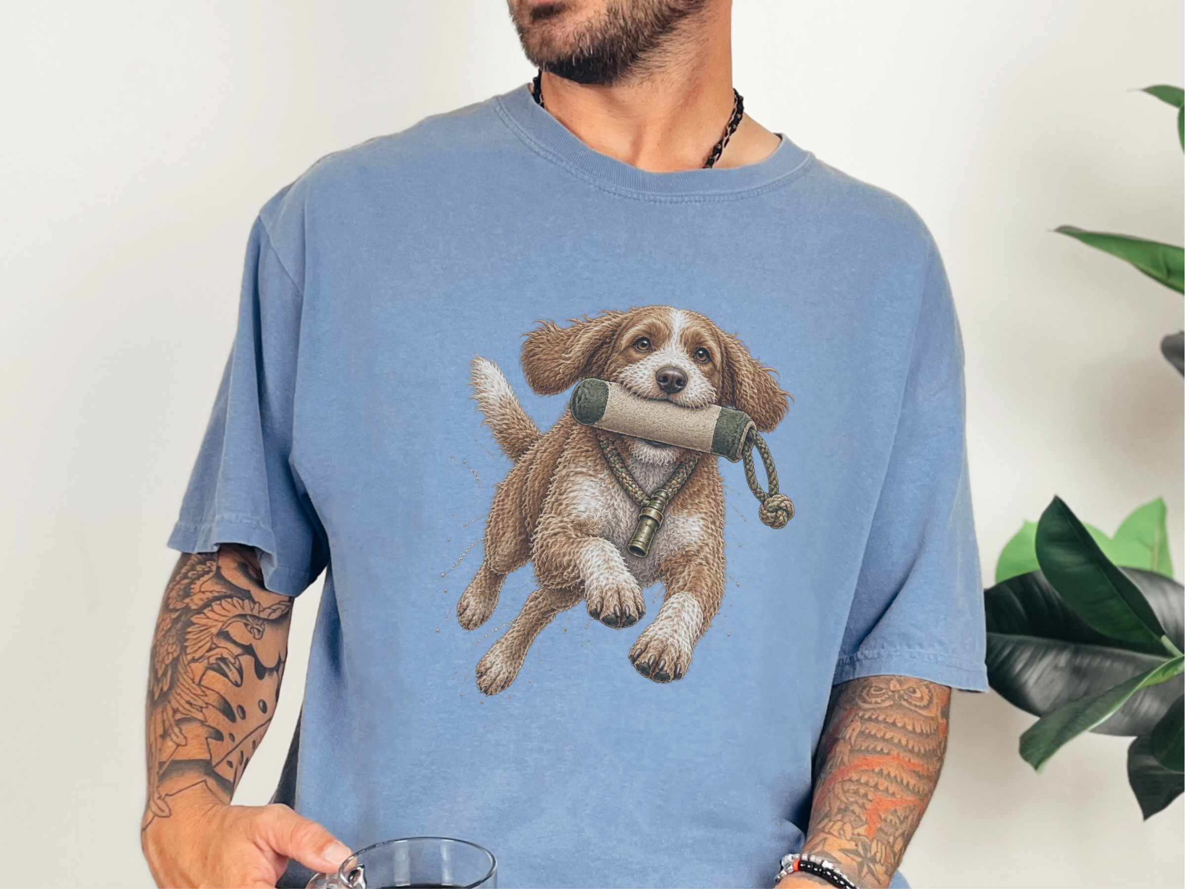 Cavapoo Fetching Training Bumper doodle dog shirt - photo 6